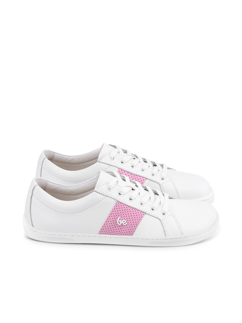 Barefoot Sneakers Be Lenka Elite - White & Pink - Barefoot Shoe Store
