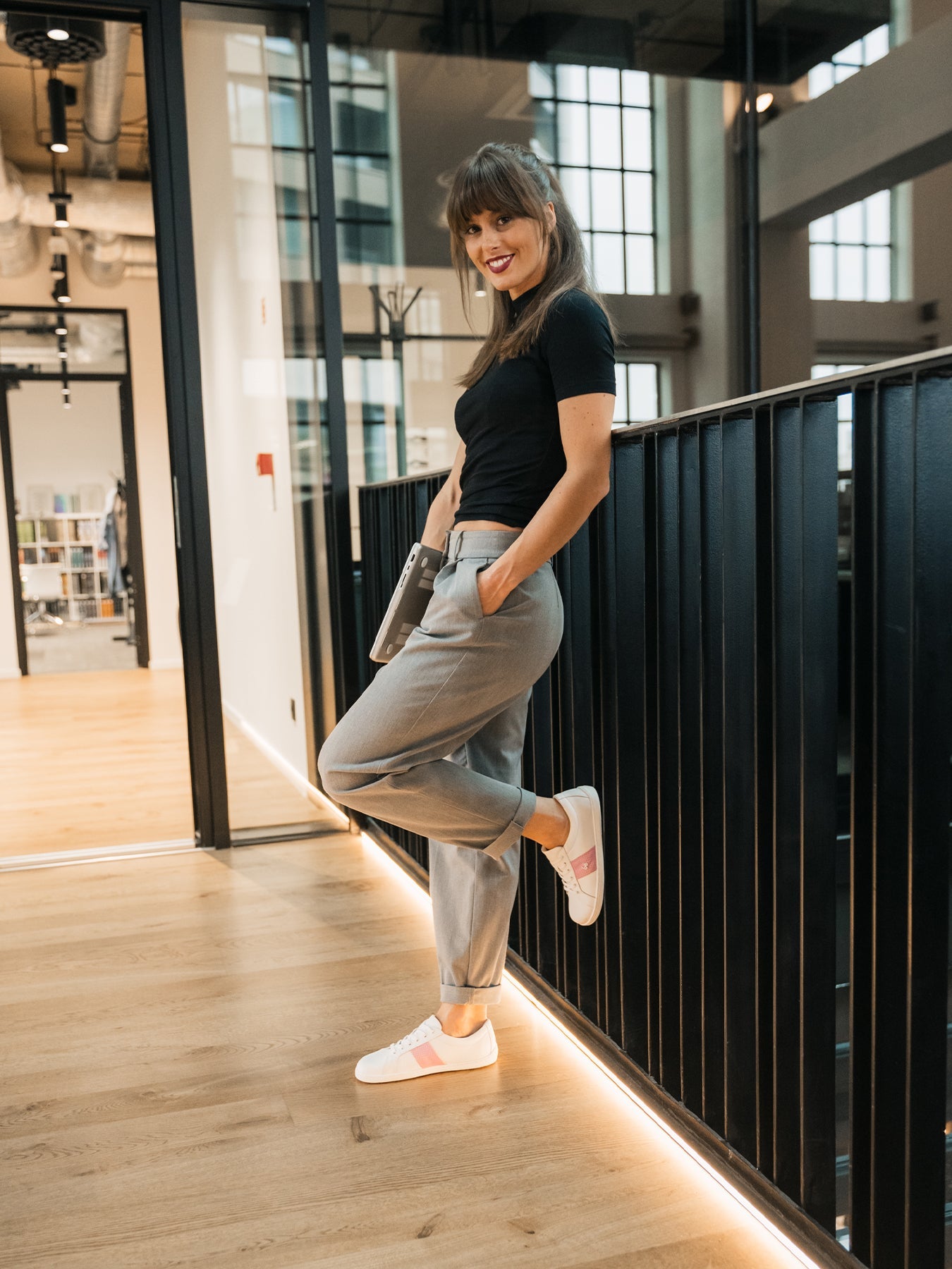 Barefoot Sneakers Be Lenka Elite - White & Pink - Barefoot Shoe Store