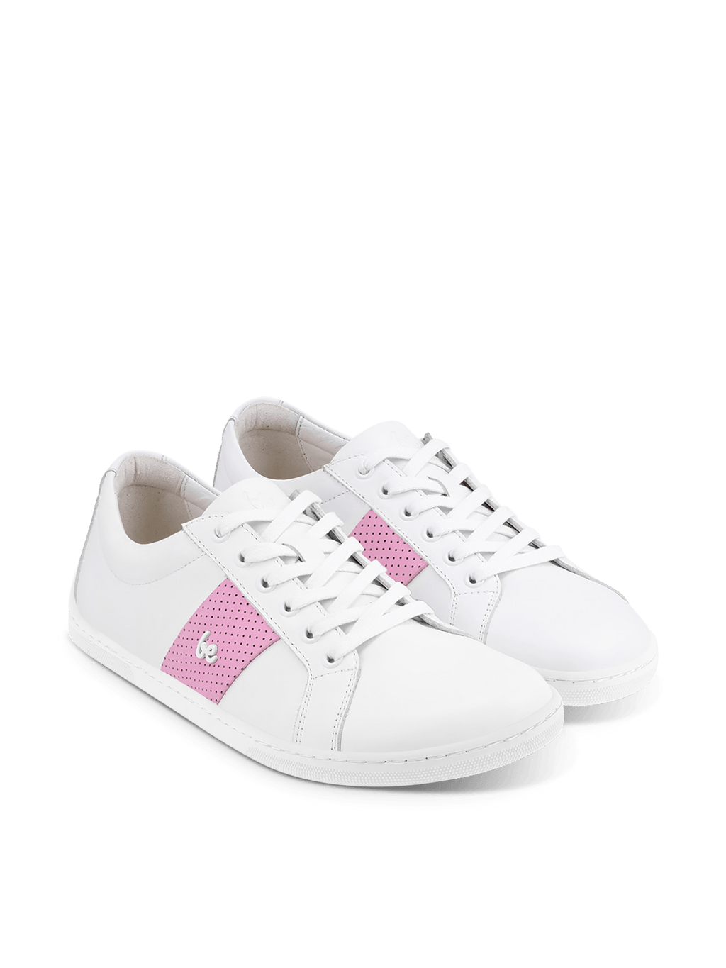 Barefoot Sneakers Be Lenka Elite - White & Pink - Barefoot Shoe Store