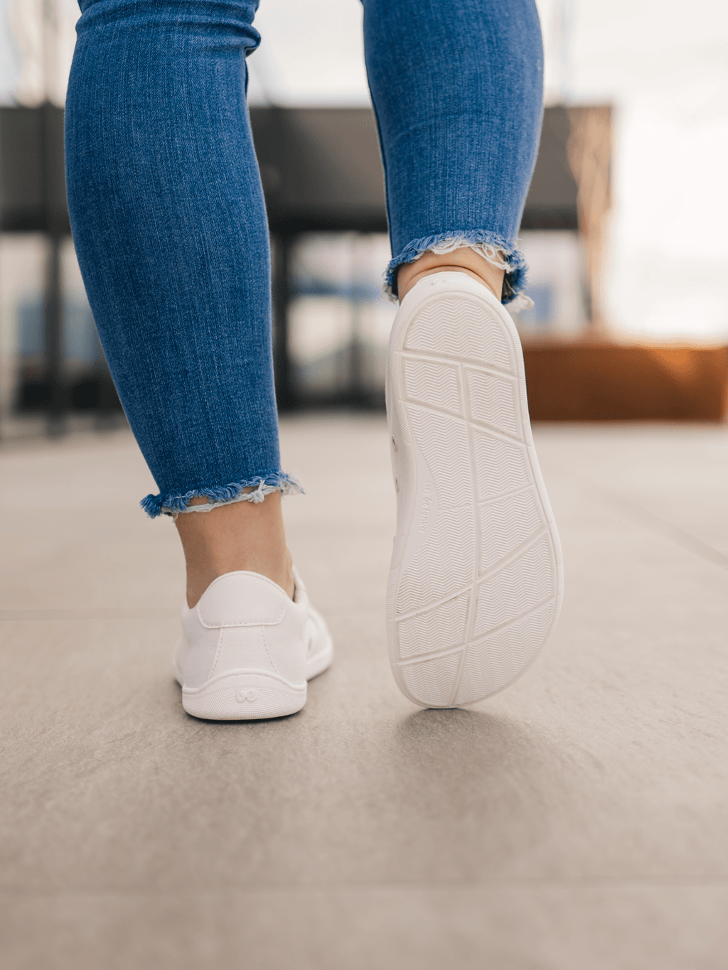 Barefoot Sneakers Be Lenka Rebound - All White - Barefoot Shoe Store