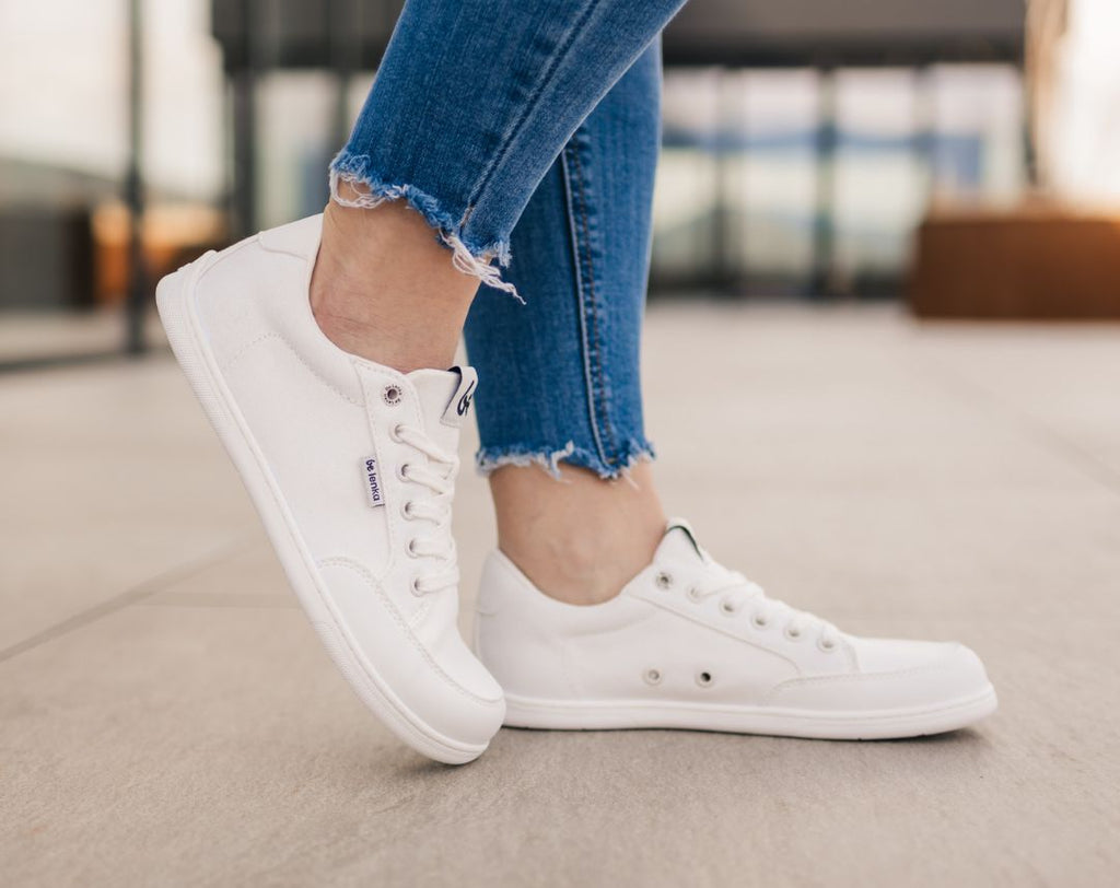 Barefoot Sneakers Be Lenka Rebound - All White - Barefoot Shoe Store