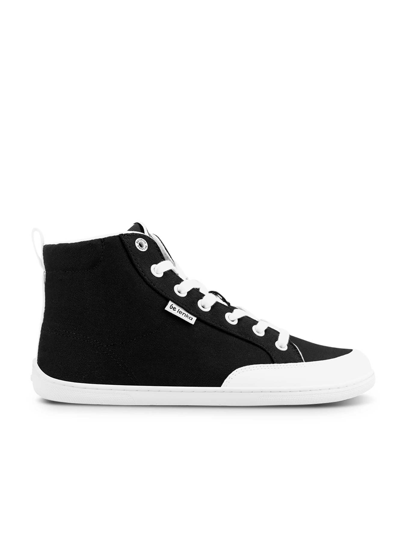 Barefoot Sneakers Be Lenka Rebound - High Top - Black & White - Barefoot Shoe Store