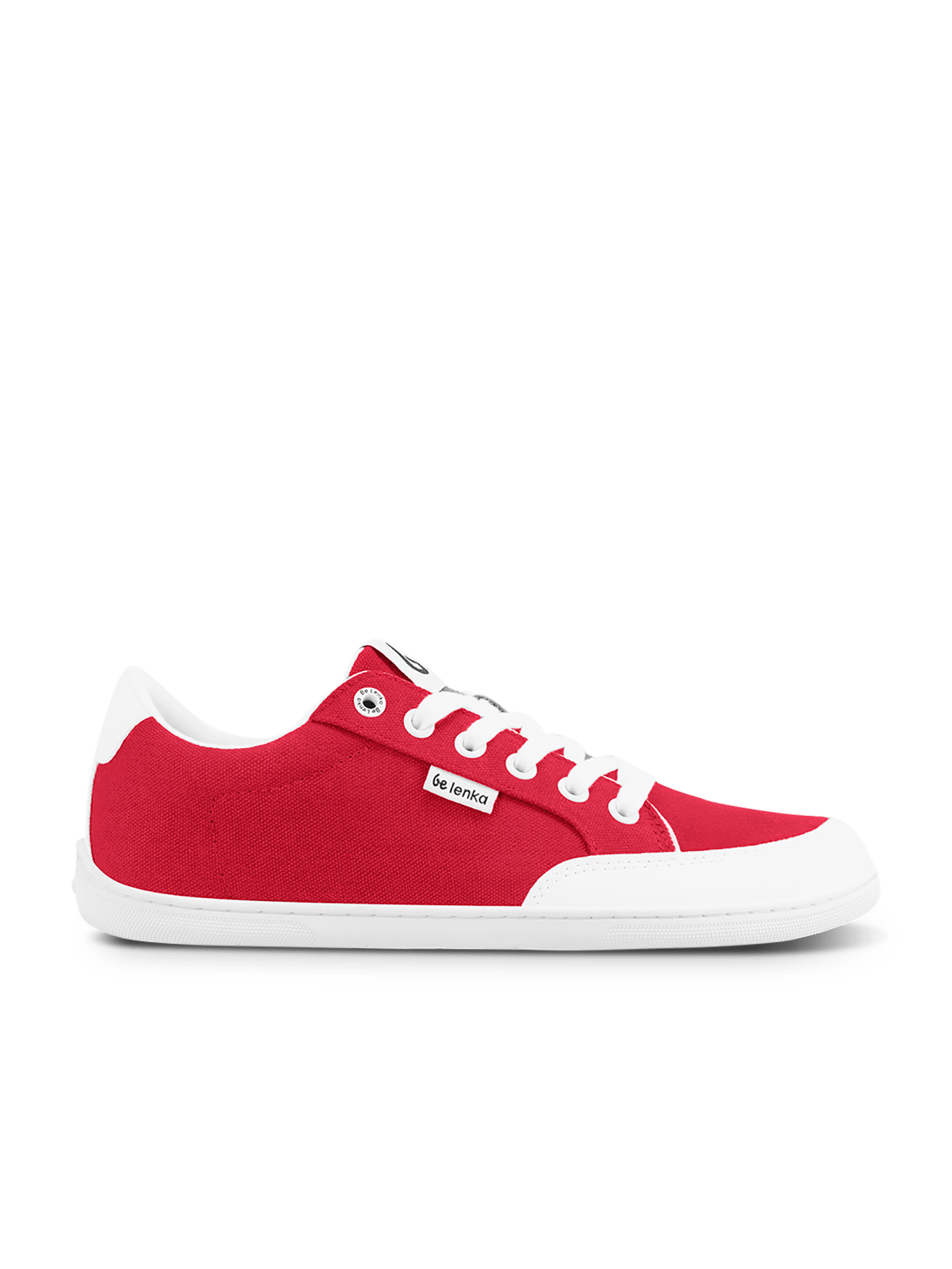 Barefoot Sneakers Be Lenka Rebound - Red & White - Barefoot Shoe Store