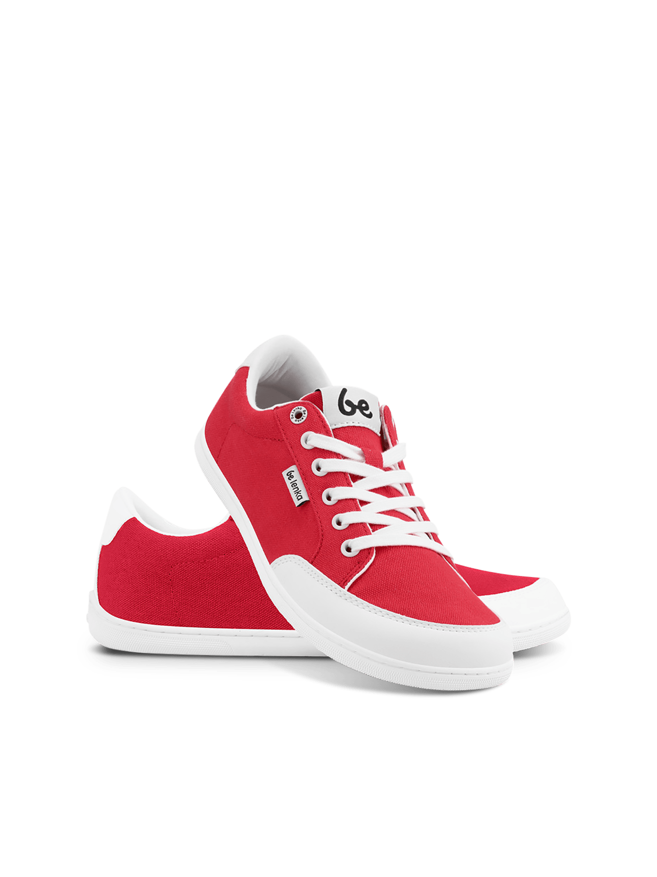 Barefoot Sneakers Be Lenka Rebound - Red & White - Barefoot Shoe Store