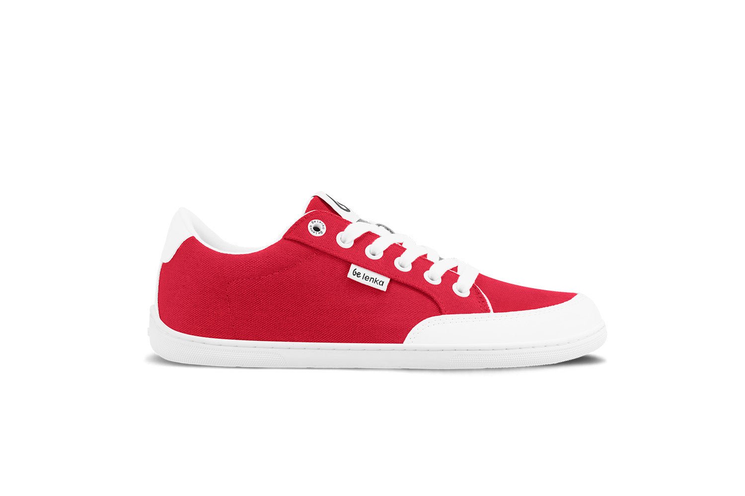 Barefoot Sneakers Be Lenka Rebound - Red & White - Barefoot Shoe Store