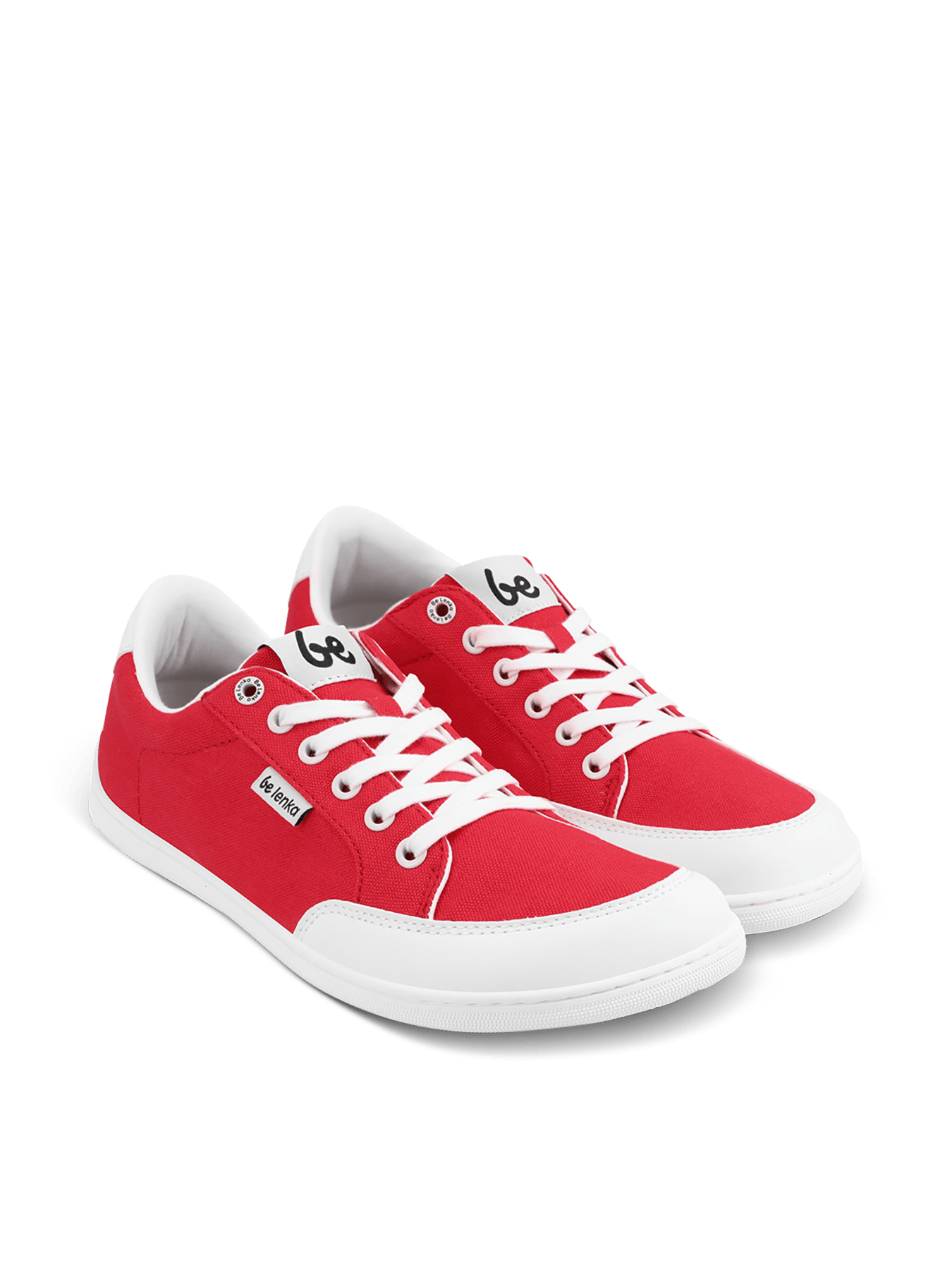 Barefoot Sneakers Be Lenka Rebound - Red & White - Barefoot Shoe Store