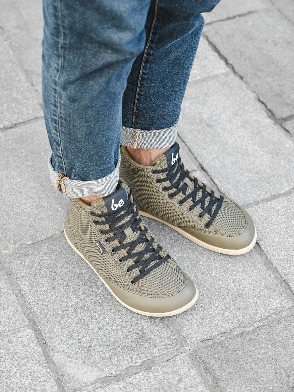 Barefoot Sneakers Be Lenka Rebound Thermo - Army Green - Barefoot Shoe Store