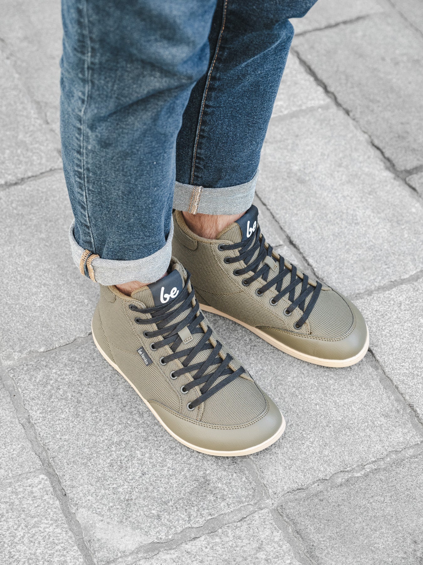 Barefoot Sneakers Be Lenka Rebound Thermo - Army Green - Barefoot Shoe Store
