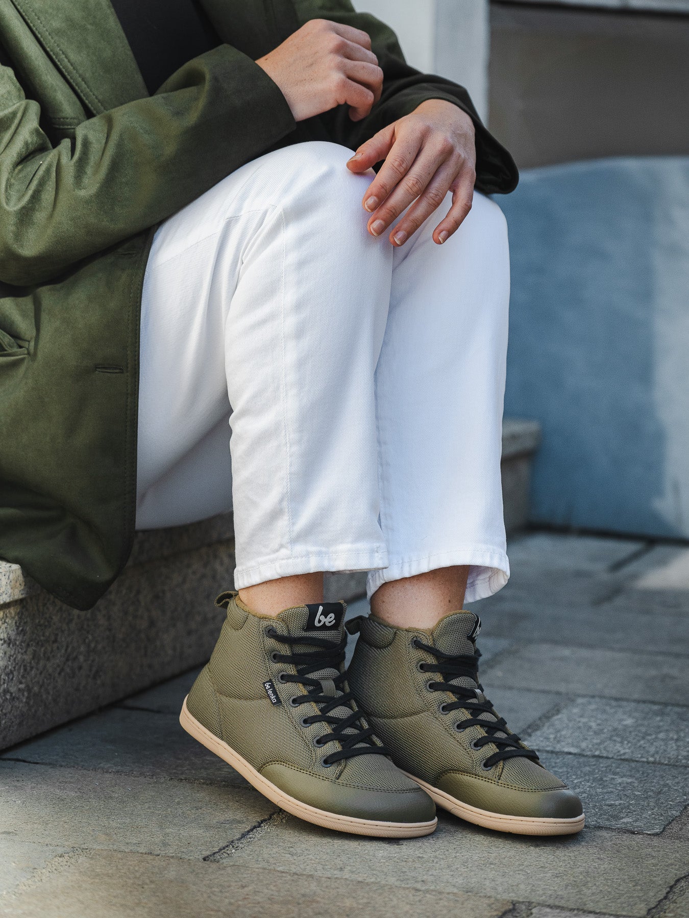 Barefoot Sneakers Be Lenka Rebound Thermo - Army Green - Barefoot Shoe Store