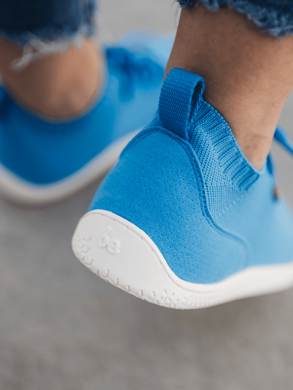 Barefoot Sneakers Be Lenka Stride - Blue & White - Barefoot Shoe Store