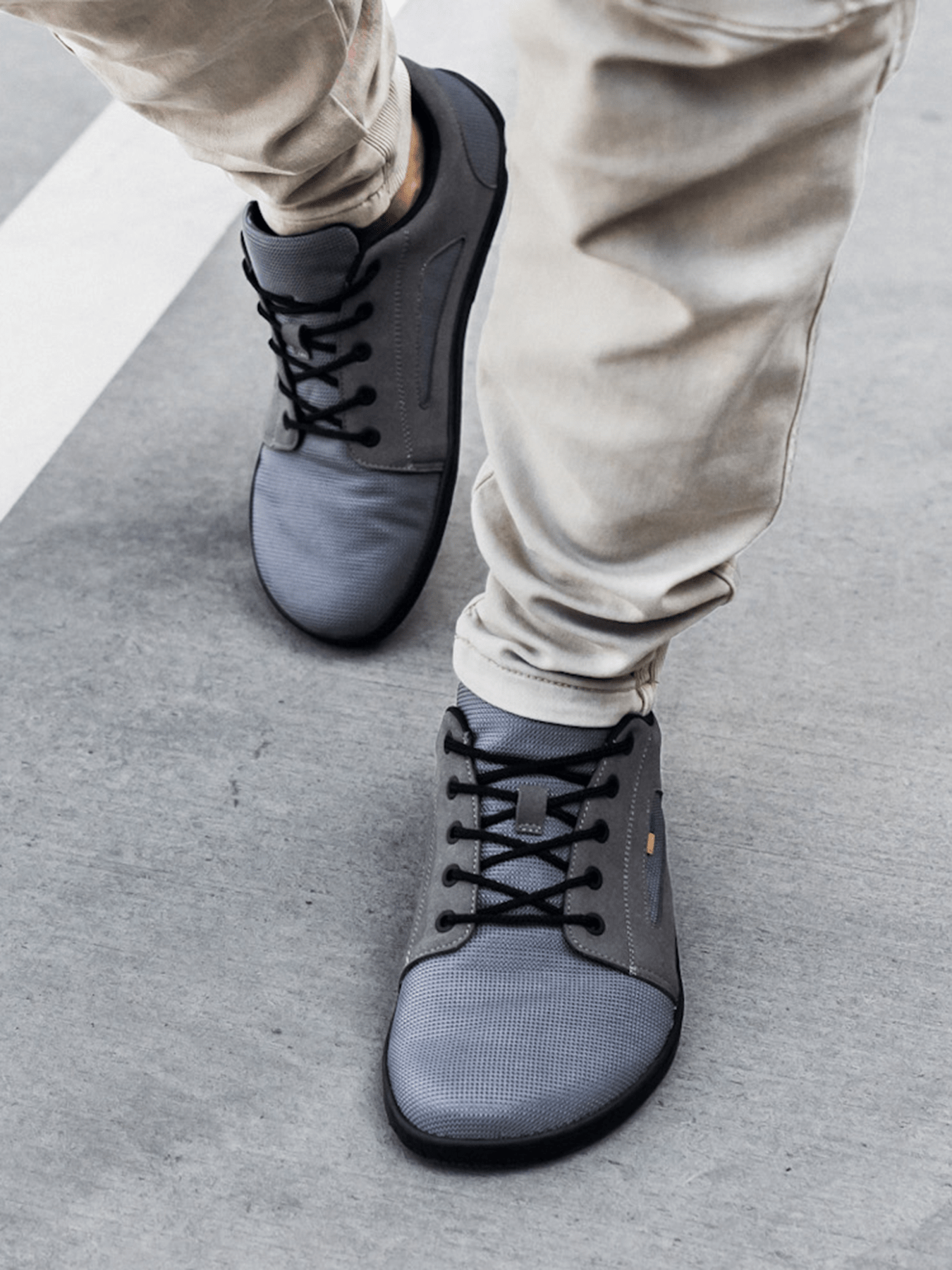 Barefoot Sneakers - Be Lenka Whiz - Grey - Barefoot Shoe Store