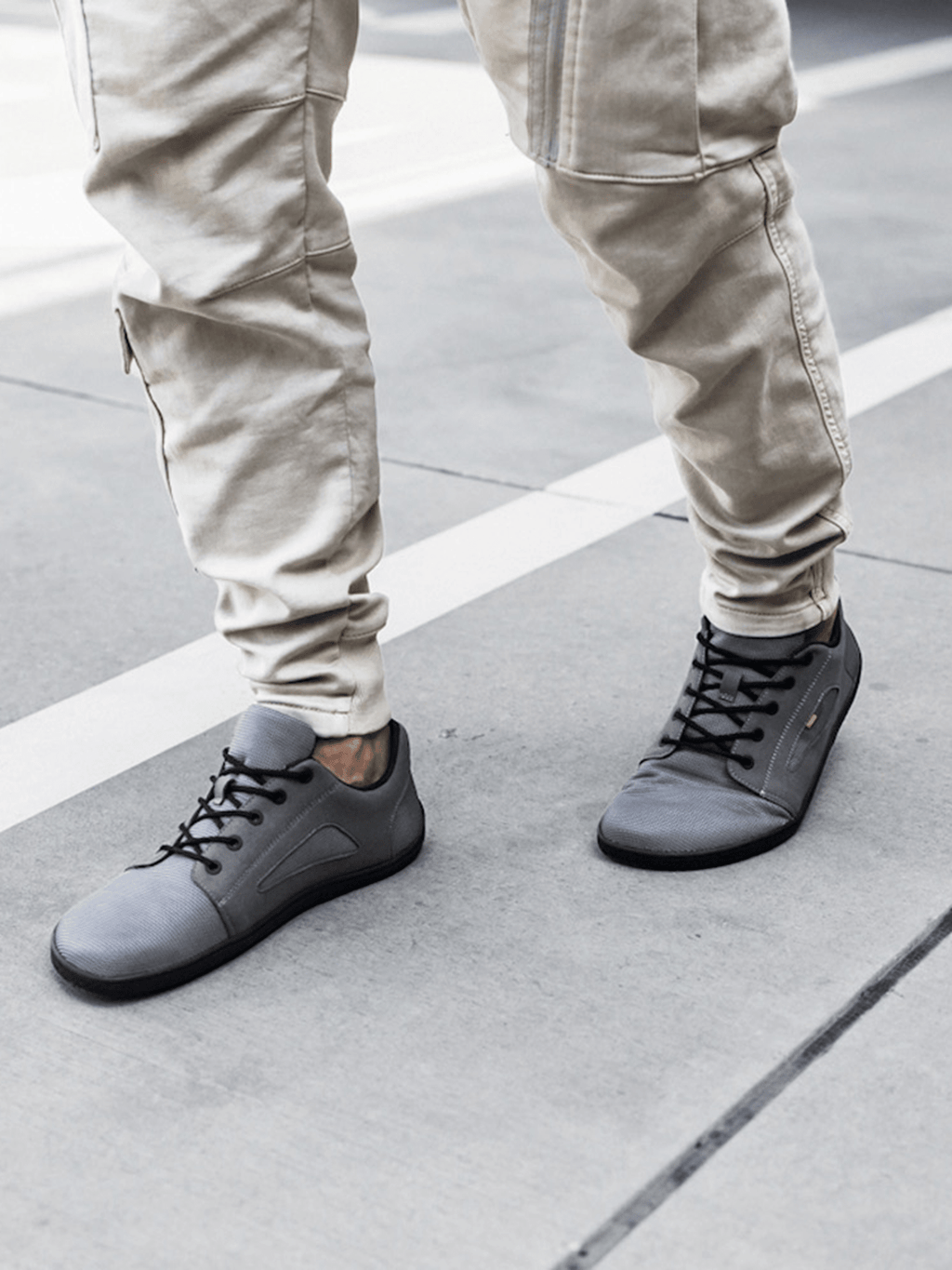 Barefoot Sneakers - Be Lenka Whiz - Grey - Barefoot Shoe Store