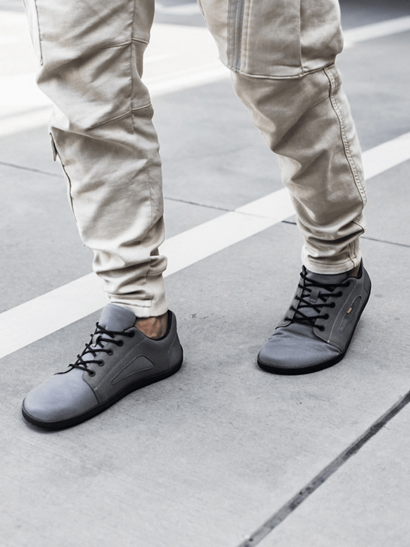 Barefoot Sneakers - Be Lenka Whiz - Grey - Barefoot Shoe Store