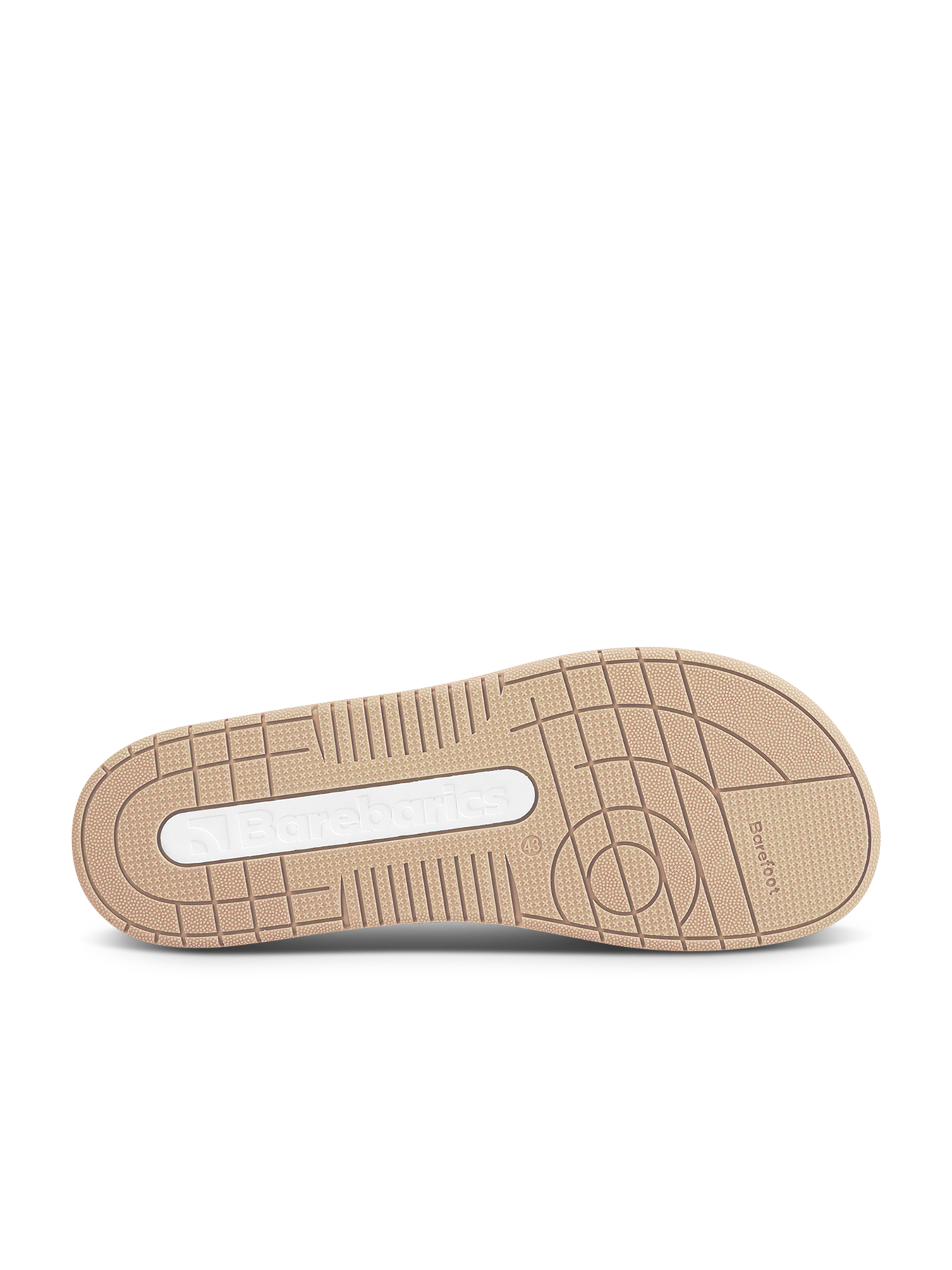 Barefoot Sneakers Barebarics Fusion - White & Army Brown