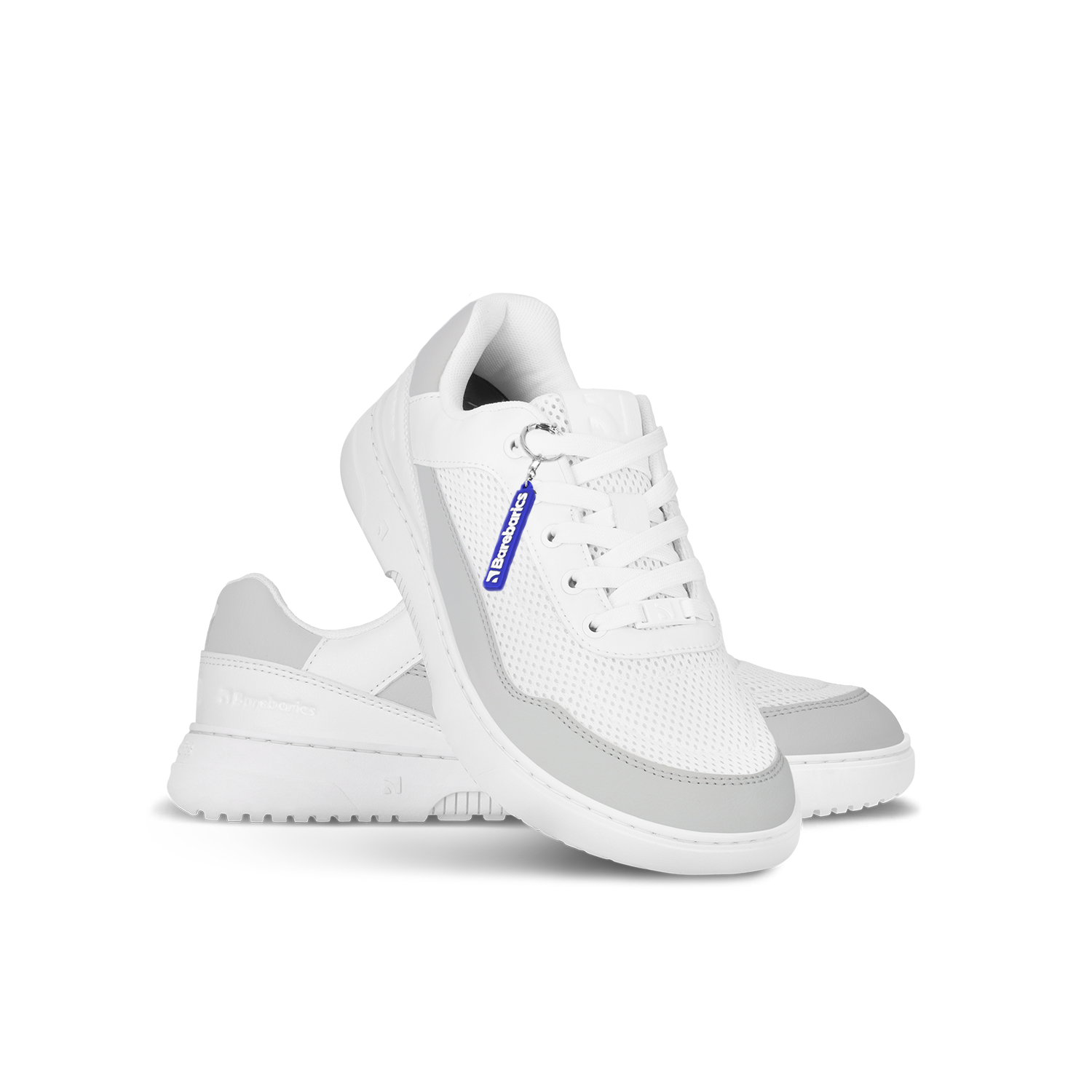 Barefoot Sneakers Barebarics Vaporo - White & Light Grey