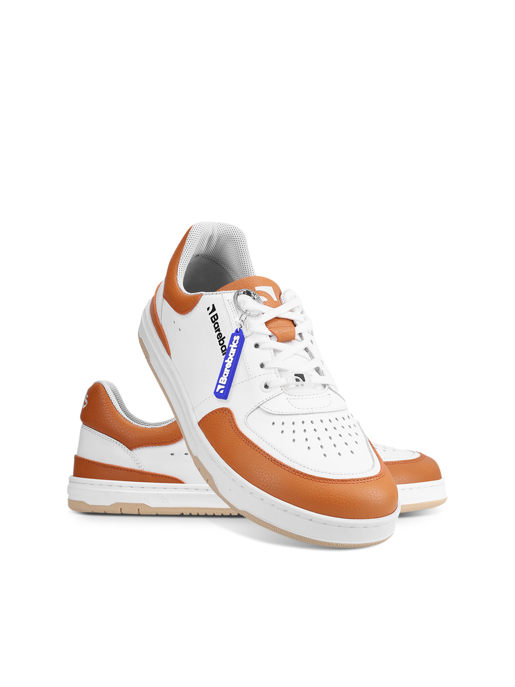 Barefoot Sneakers Barebarics Wave - White & Orange