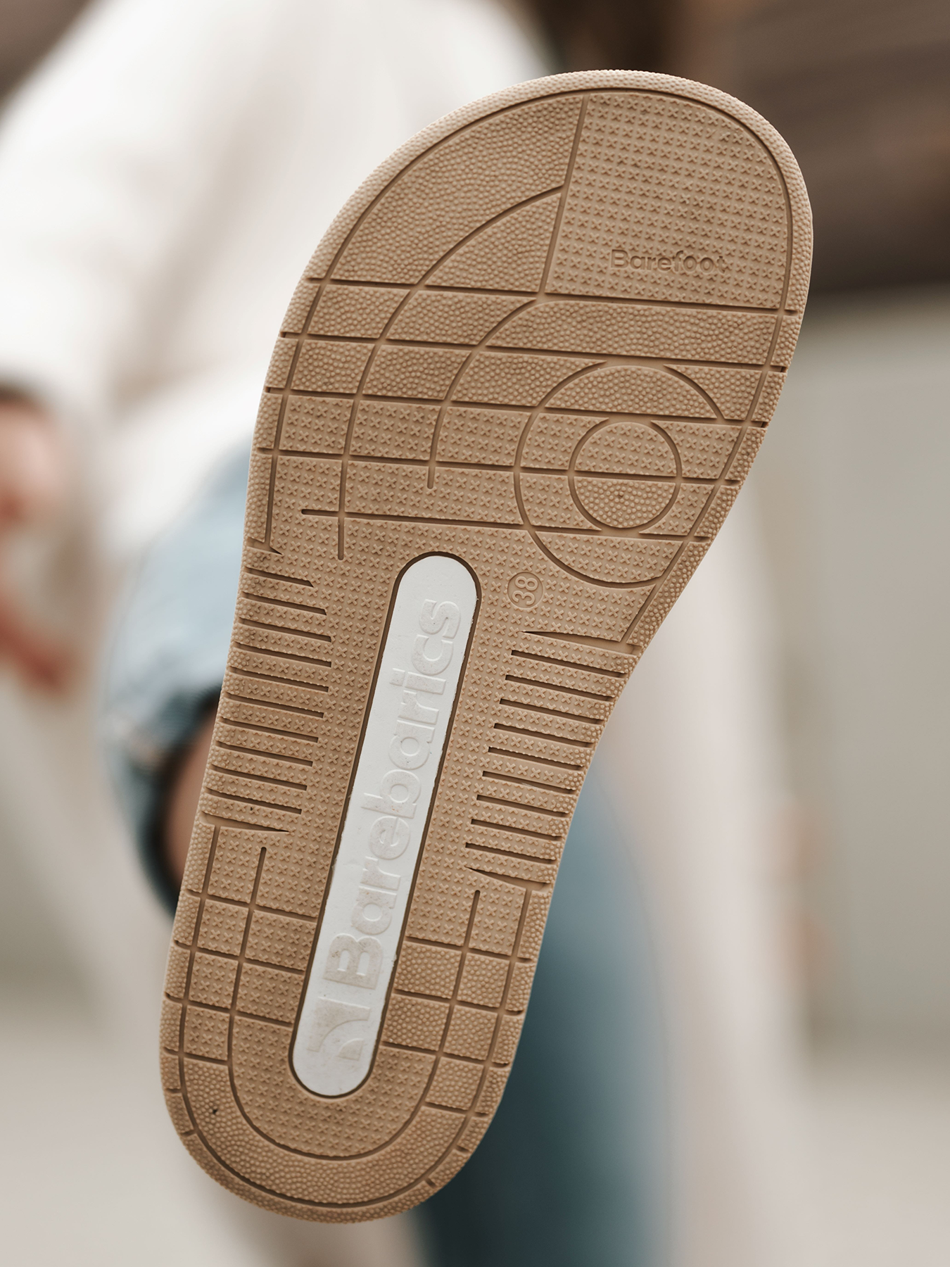 Barefoot Sneakers Barebarics Wave - White & Orange