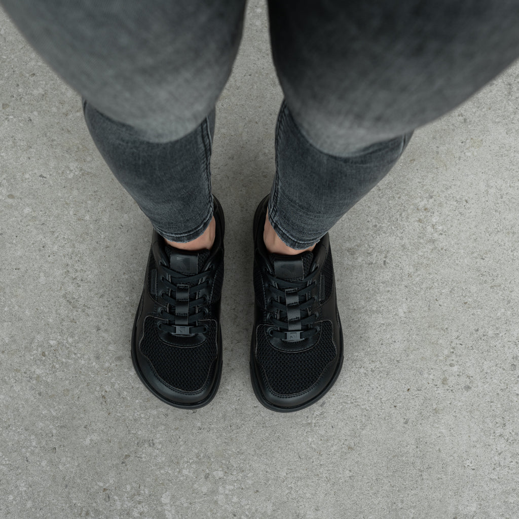 Barefoot Sneakers Barebarics Zing - Fresh - All Black