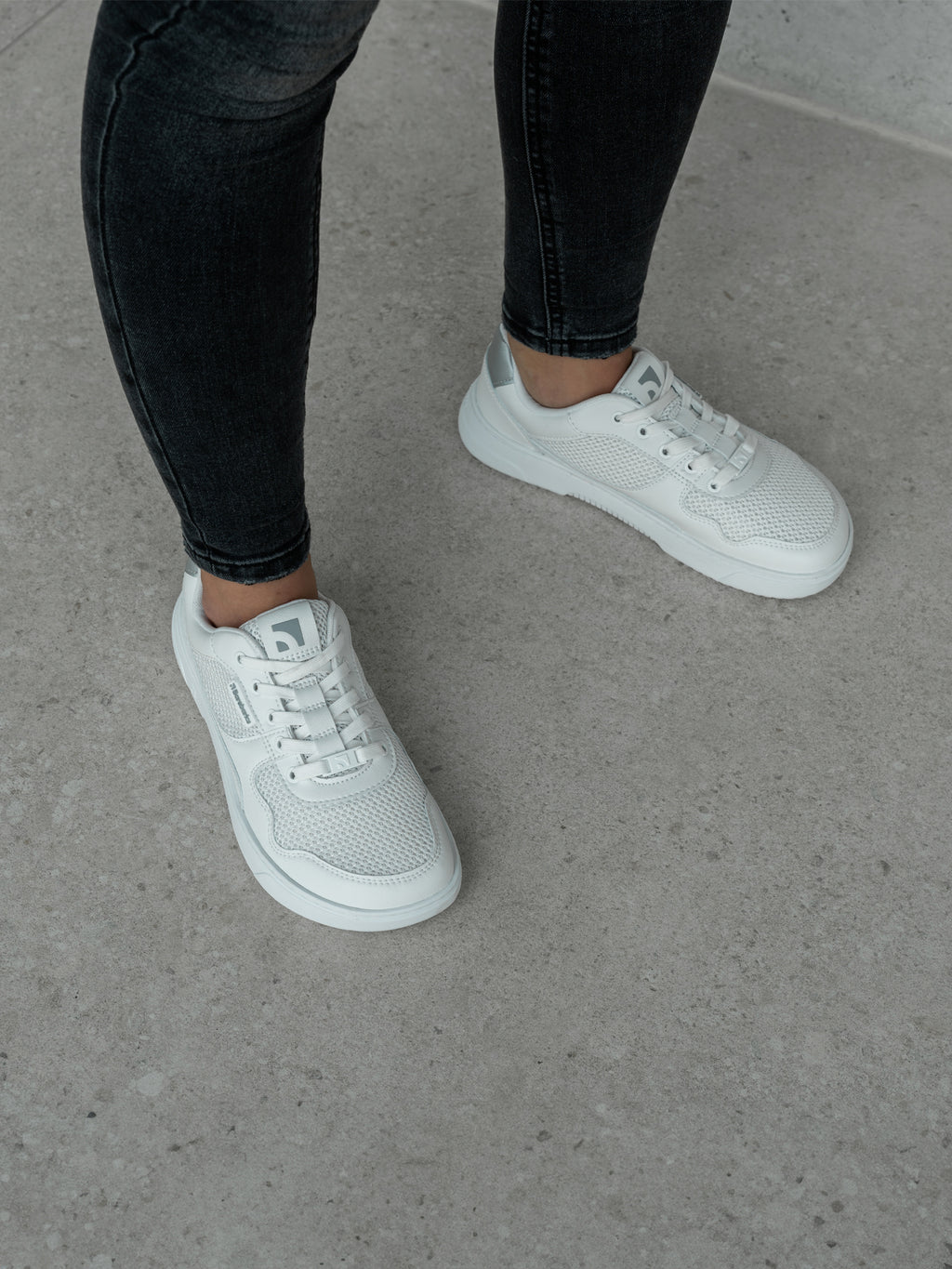 Barefoot Sneakers Barebarics Zing - Fresh - White & Silver