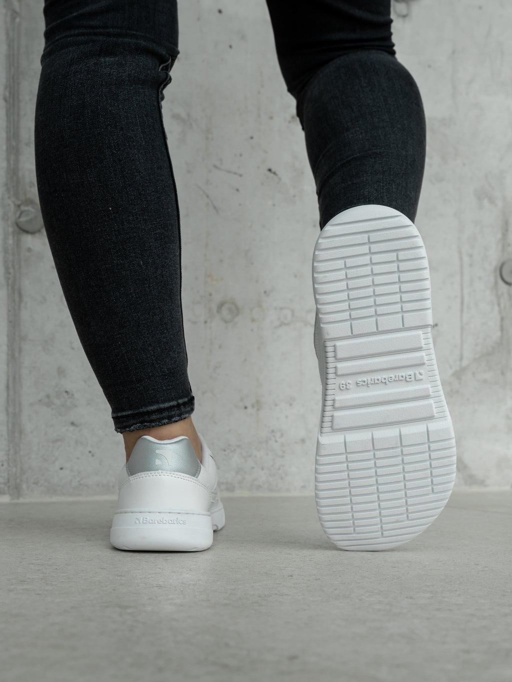 Barefoot Sneakers Barebarics Zing - Fresh - White & Silver