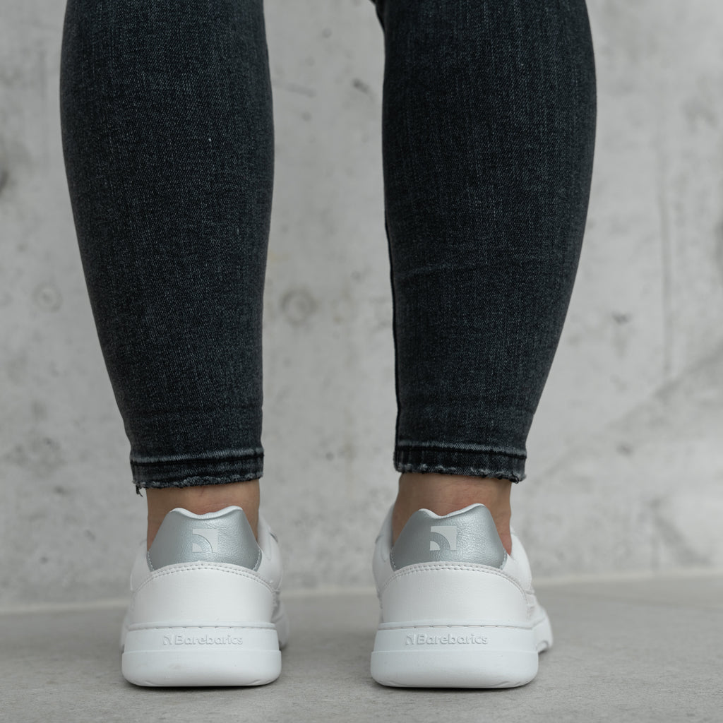 Barefoot Sneakers Barebarics Zing - Fresh - White & Silver