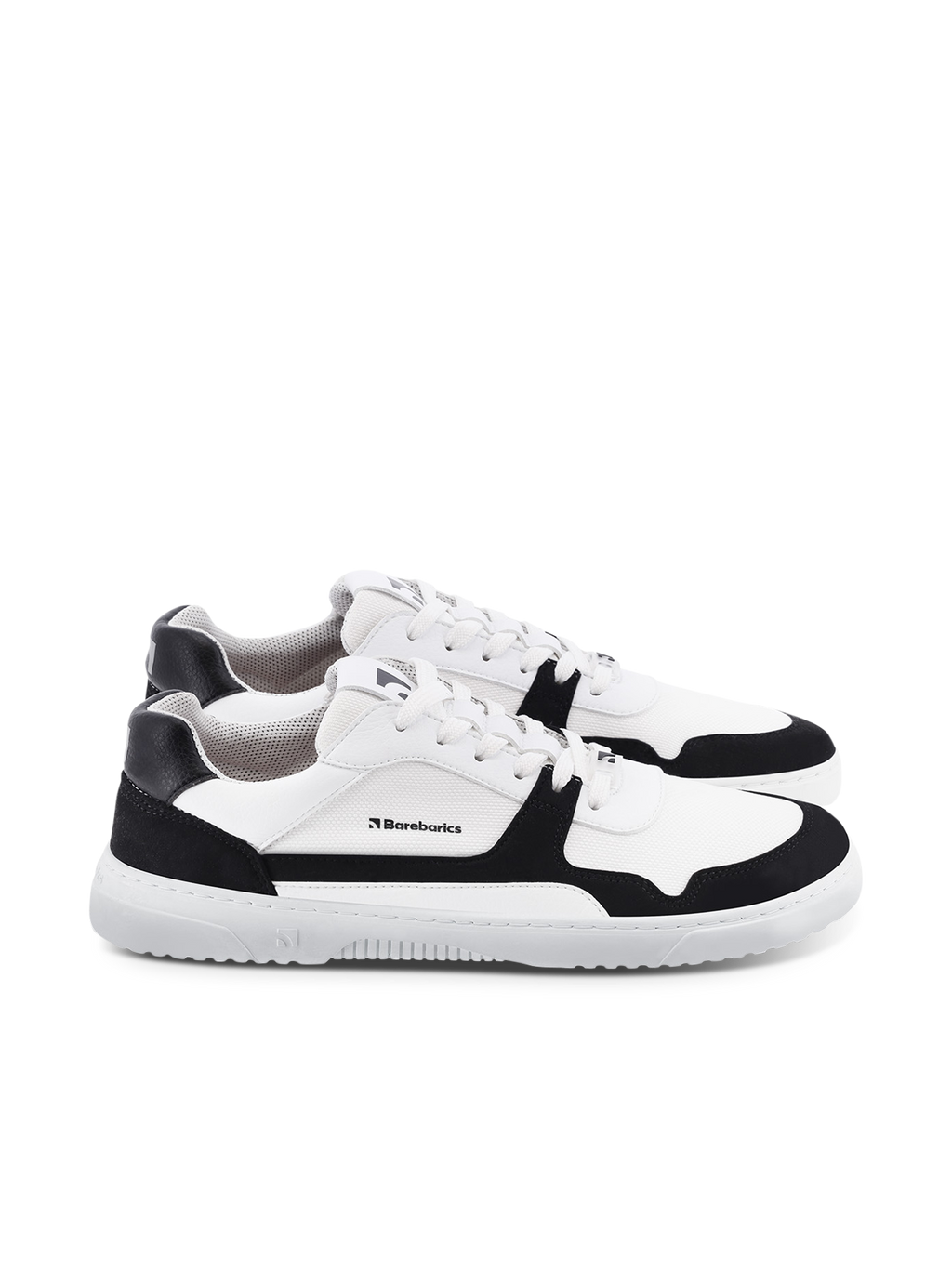 Barefoot Sneakers Barebarics - Zing - White & Black