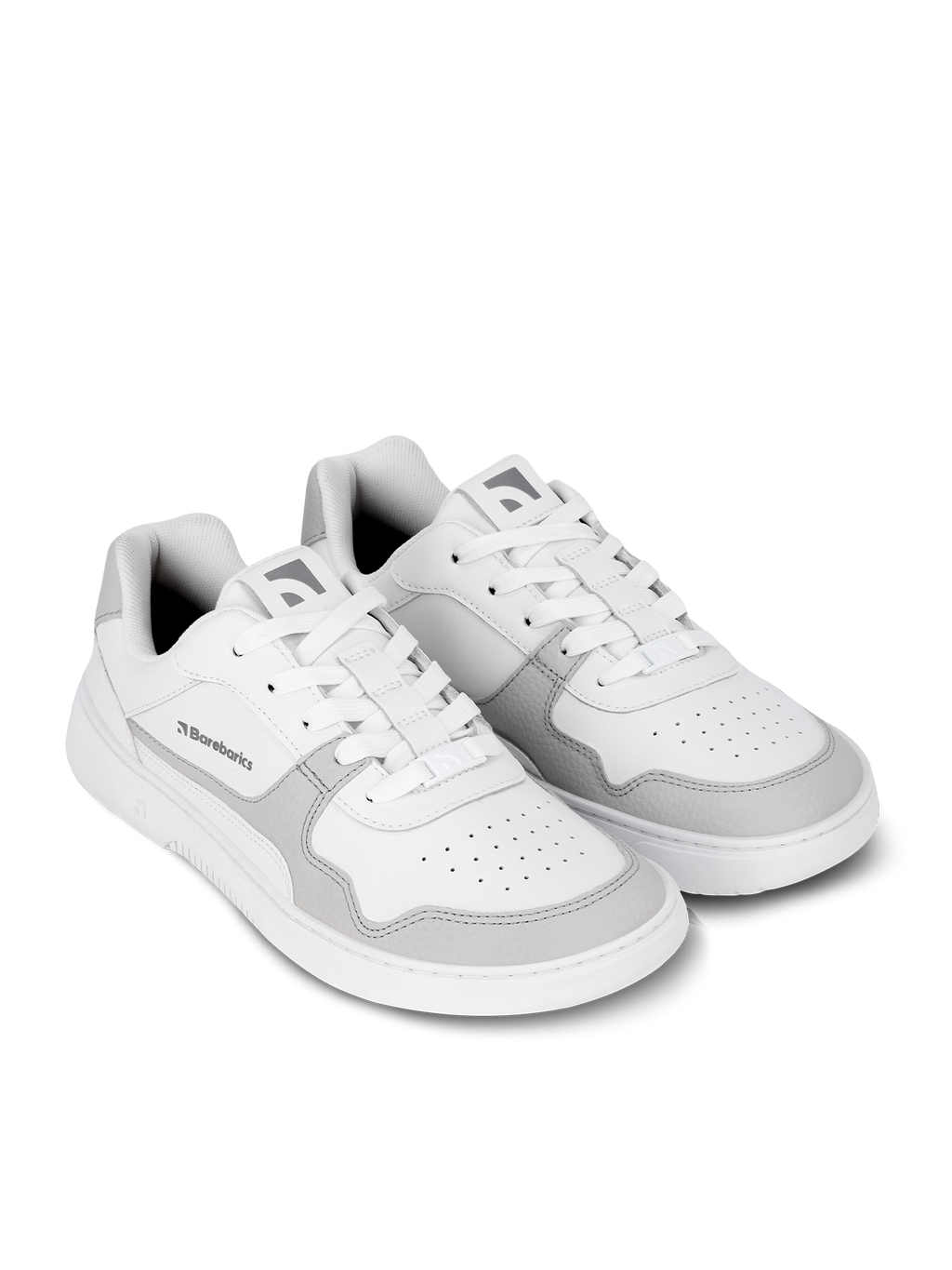 Barefoot Sneakers Barebarics Zing - White & Light Grey