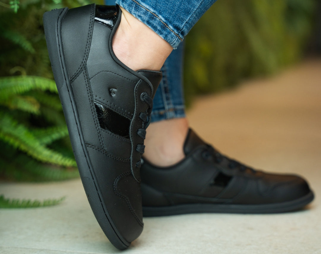 Barefoot Sneakers Be Lenka Cellestia - Black & Shiny Black
