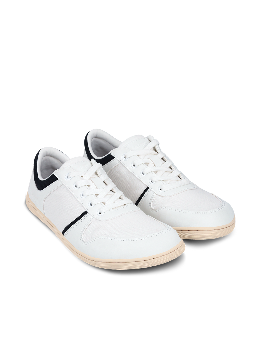 Barefoot Sneakers - Be Lenka Echo - White & Black Vegan