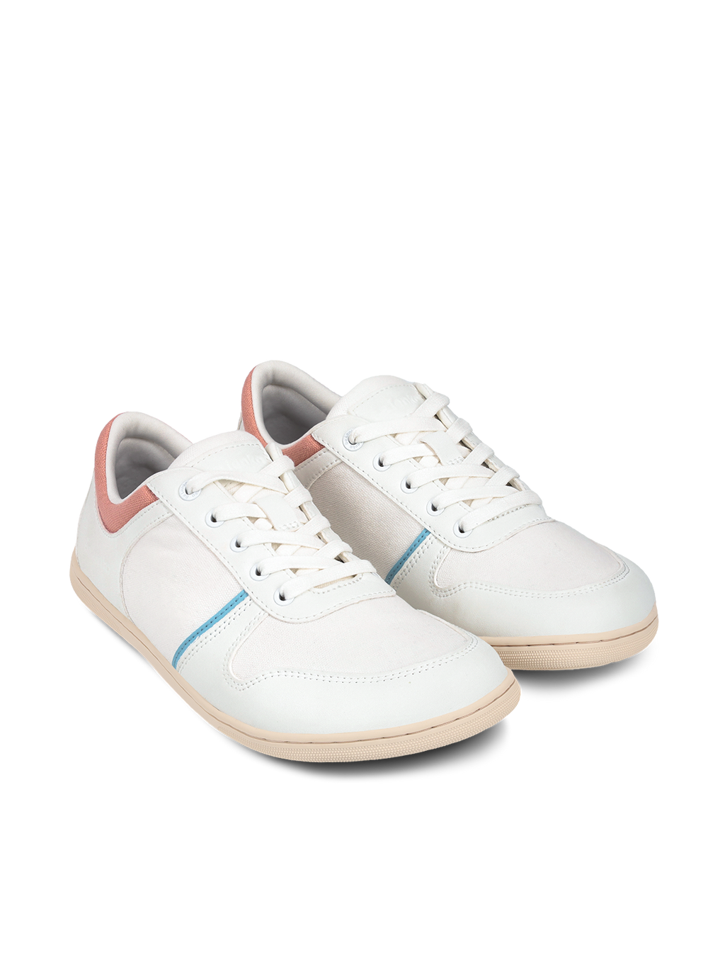 Barefoot Sneakers - Be Lenka Echo - White & Cotton Candy Vegan