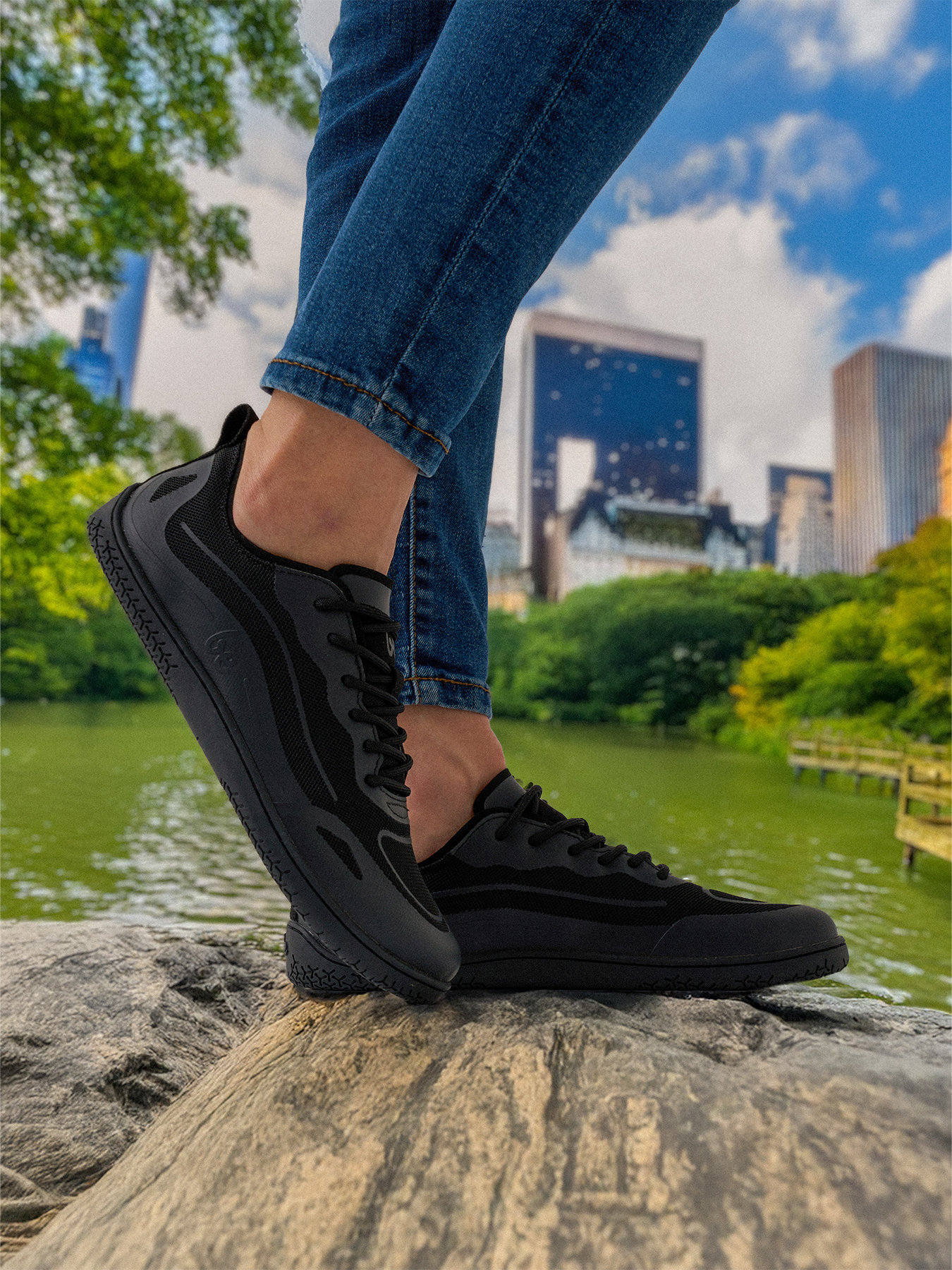 Barefoot Sneakers Be Lenka Velocity - All Black