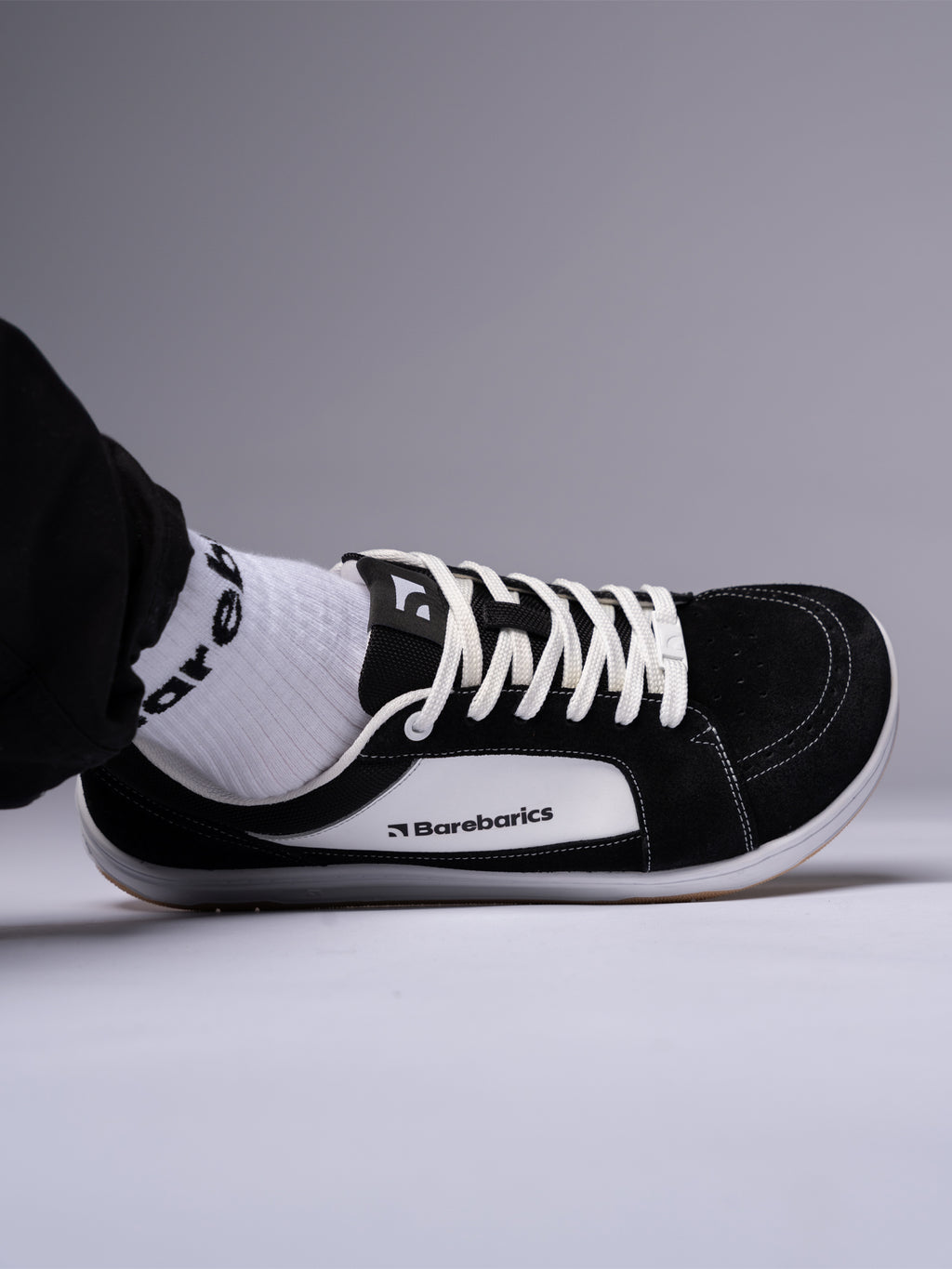 Barefoot Shoes Barebarics Legend - Black & White