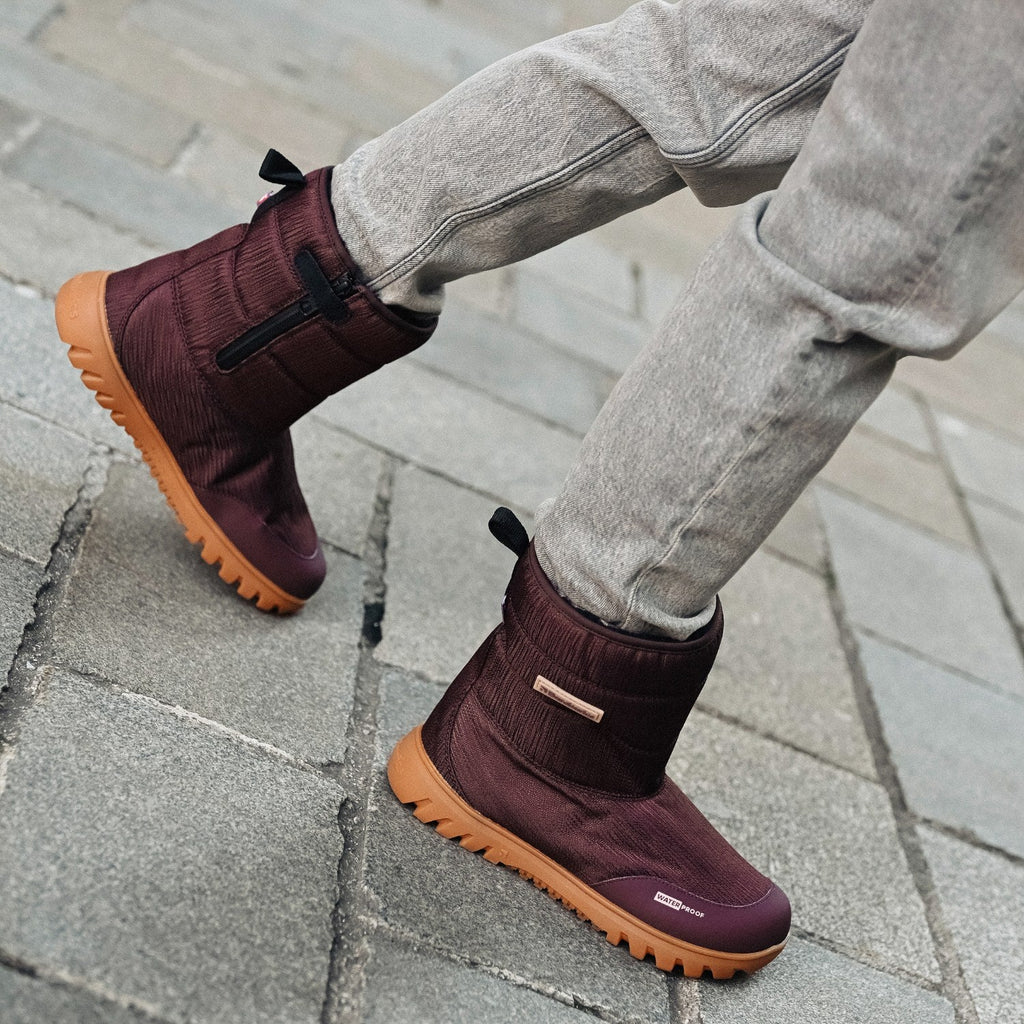 Barefoot Winter Boots Barebarics PolarStride - Copper Brown - Barefoot Shoe Store