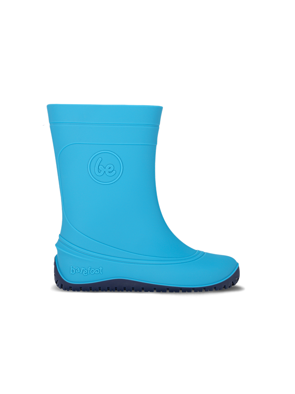 Kids Barefoot Rain Boots Be Lenka Pudds - Aqua Blue