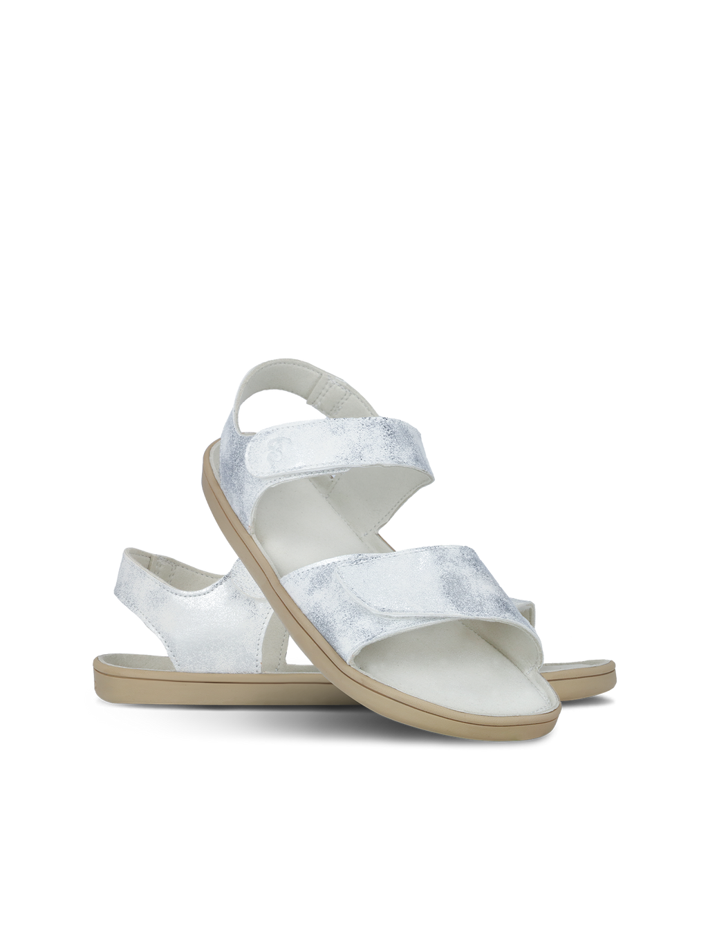 Kids' barefoot sandals Be Lenka Miami Kids - Off - White Sparkle