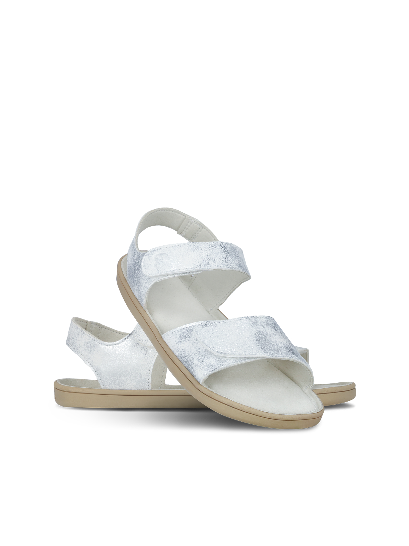 Kids' barefoot sandals Be Lenka Miami Kids - Off - White Sparkle