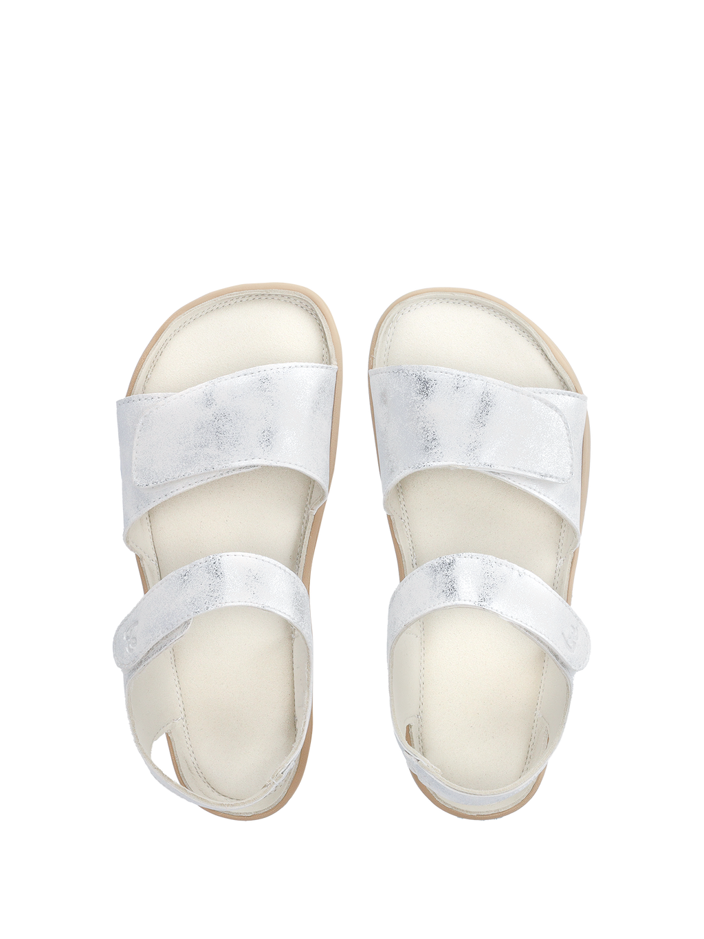 Kids' barefoot sandals Be Lenka Miami Kids - Off - White Sparkle