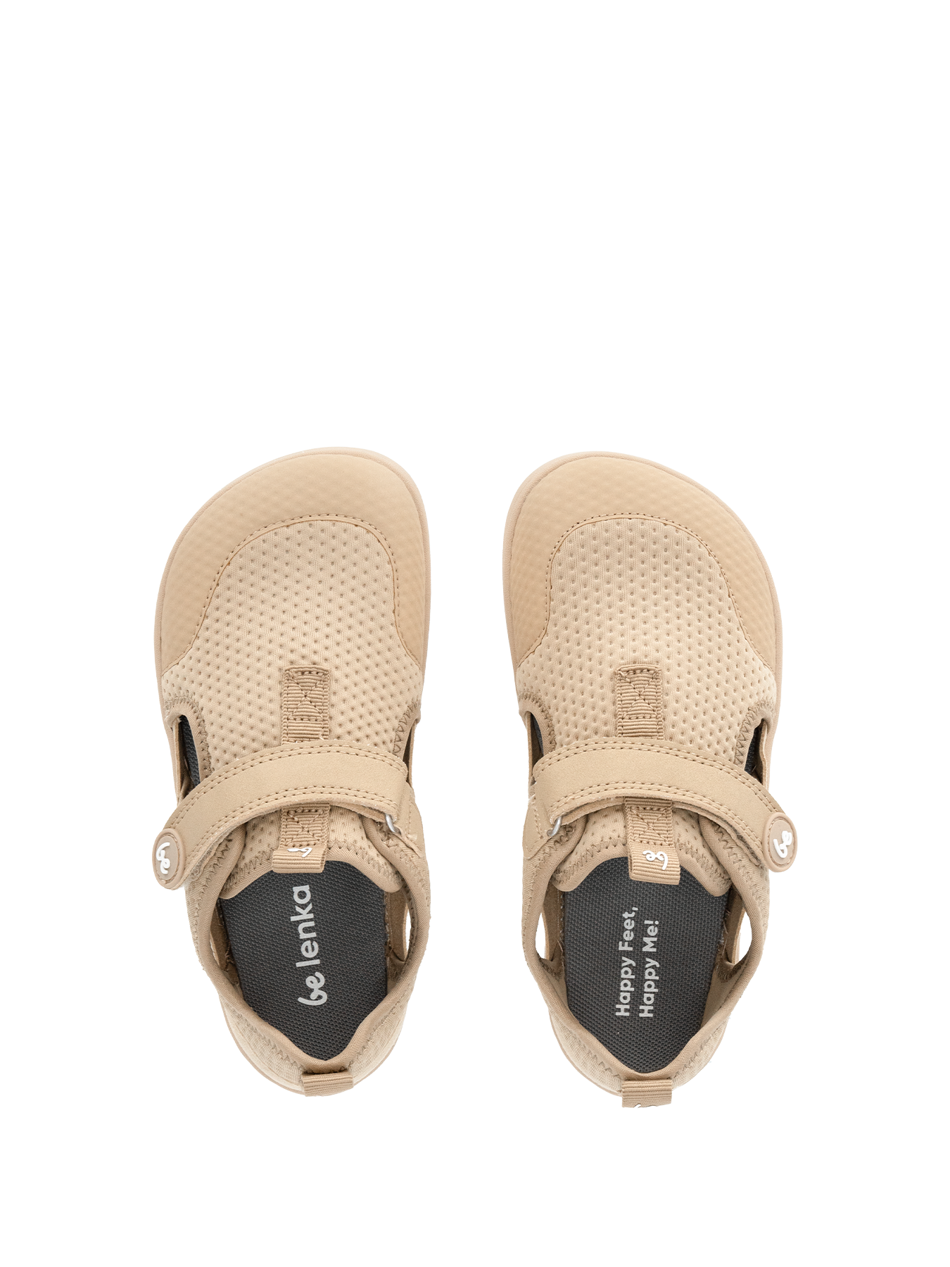 Kids' barefoot sandals Zest Preschool - Beige