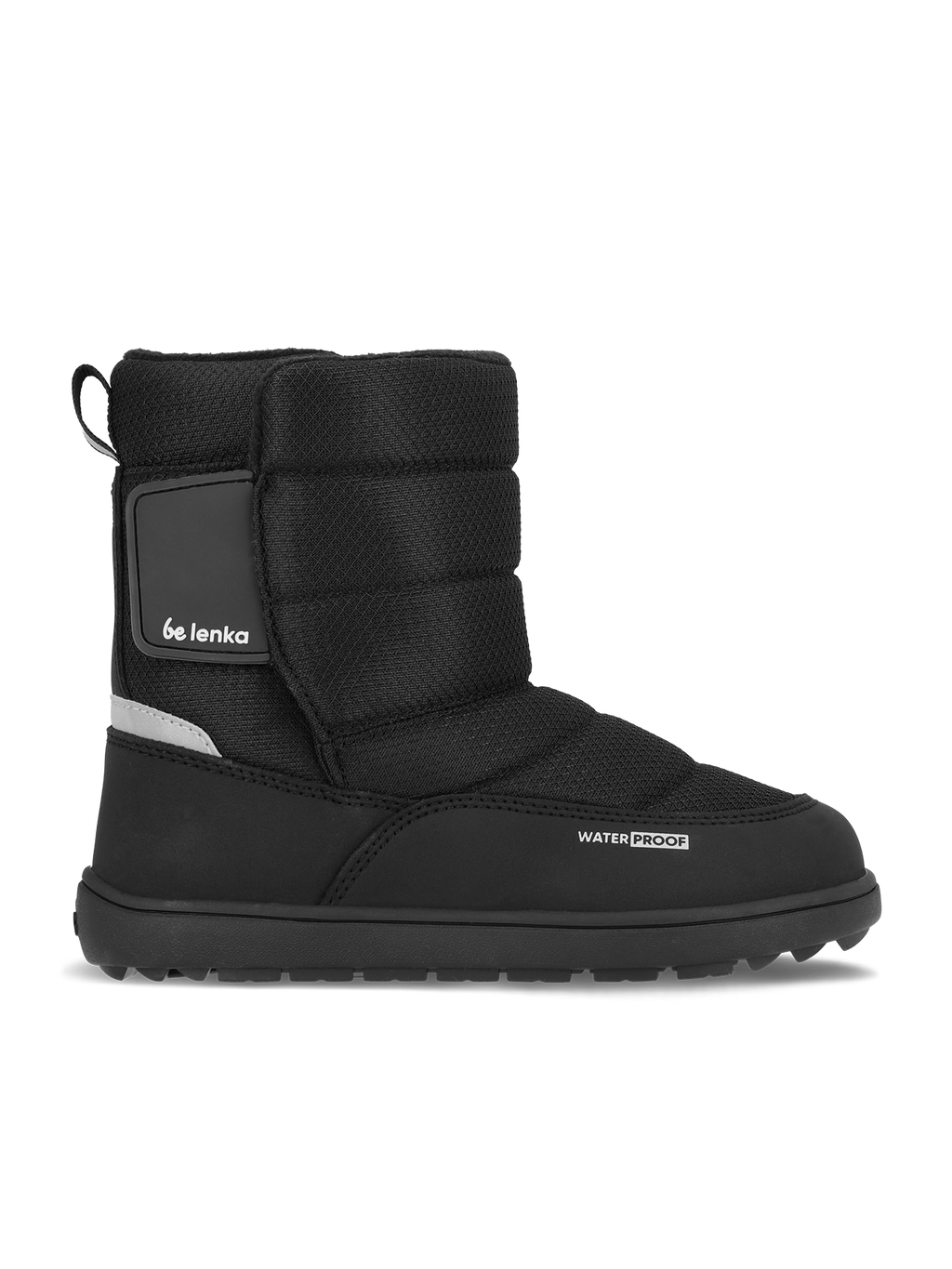 Kid's barefoot snow boots Be Lenka Ailo Kids - All Black