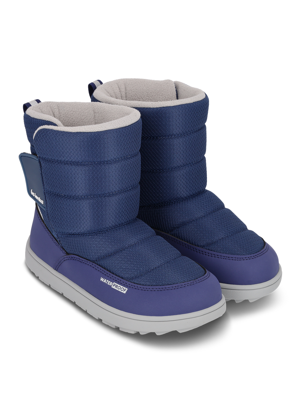 Kid's barefoot snow boots Be Lenka Ailo Kids - Dark Blue