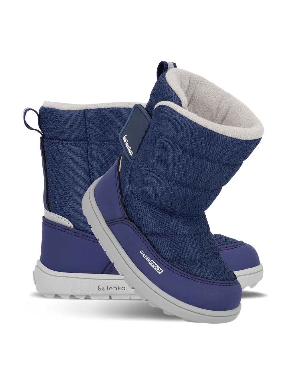 Kid's barefoot snow boots Be Lenka Ailo Preschool - Dark Blue