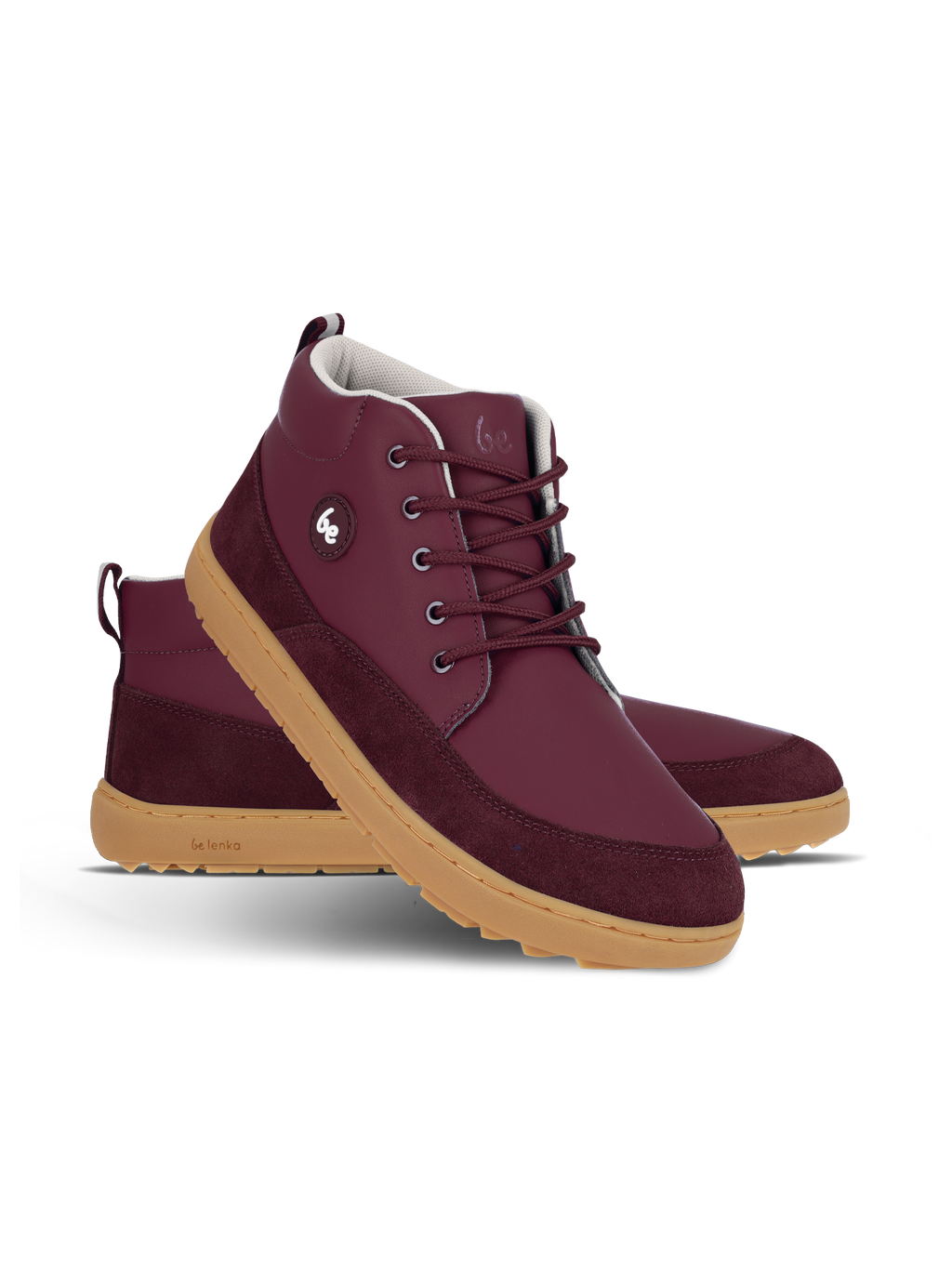 Kid's barefoot shoes Be Lenka Elio Junior - Berry