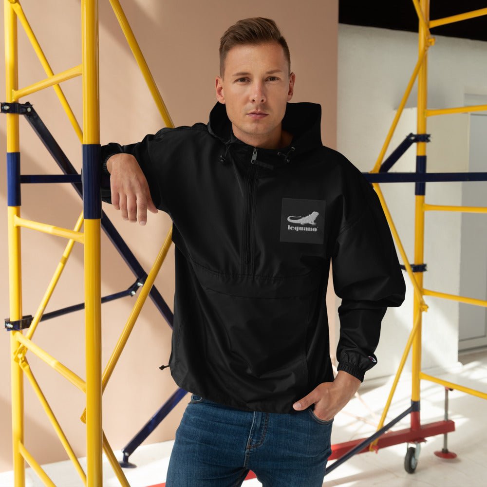 Embroidered Champion Packable Jacket - Barefoot Shoe Store