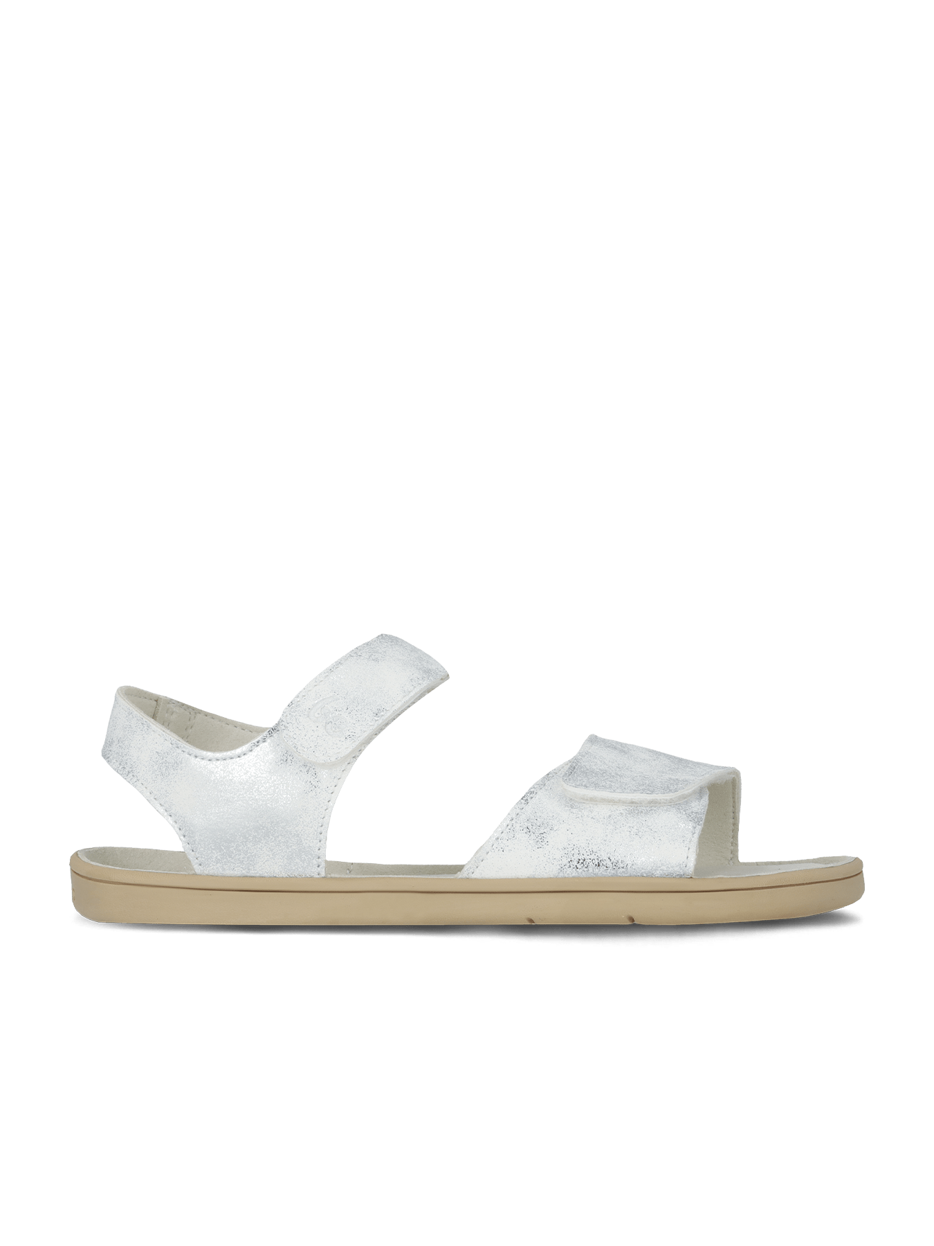 Kids' barefoot sandals Be Lenka Miami Junior - Off - White Sparkle - Barefoot Shoe Store