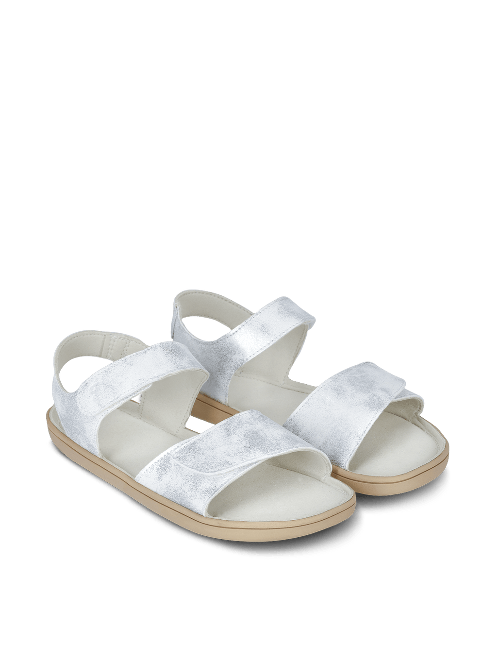 Kids' barefoot sandals Be Lenka Miami Junior - Off - White Sparkle - Barefoot Shoe Store