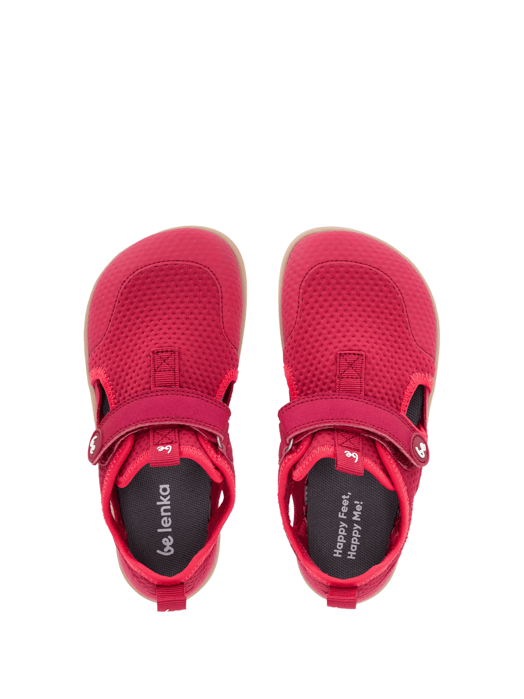 Kids' barefoot sandals Zest Preschool - Berry - Barefoot Shoe Store