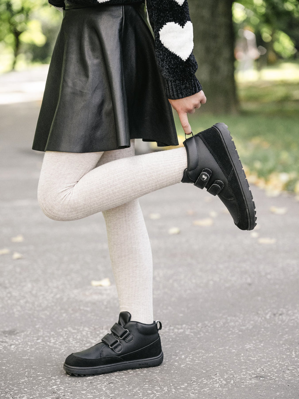 Kid's barefoot shoes Be Lenka Elio Kids - All Black - Barefoot Shoe Store