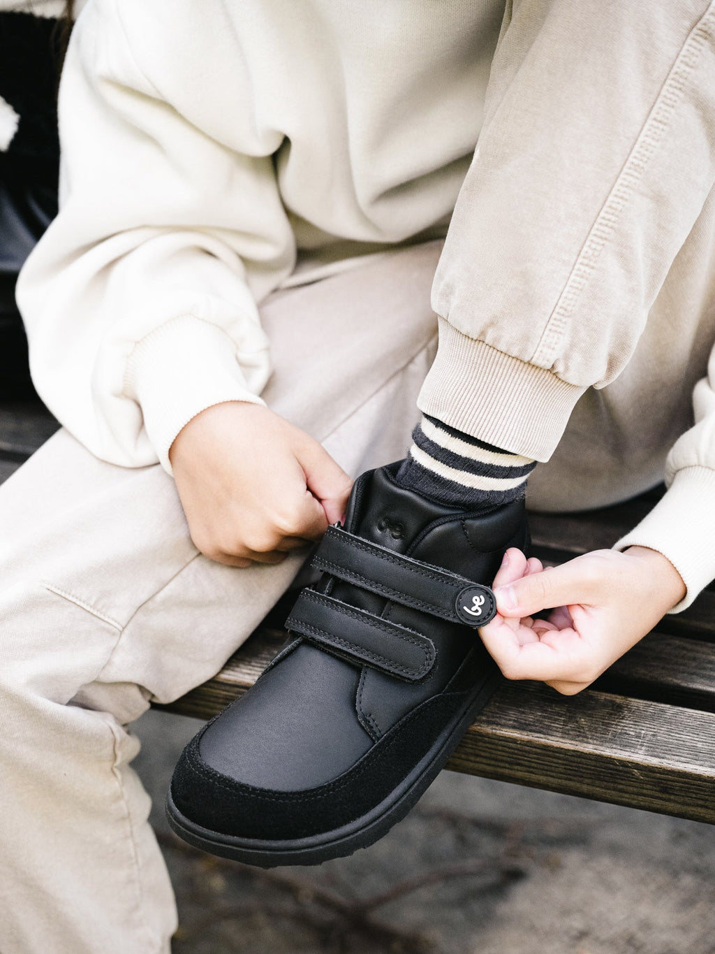 Kid's barefoot shoes Be Lenka Elio Kids - All Black - Barefoot Shoe Store