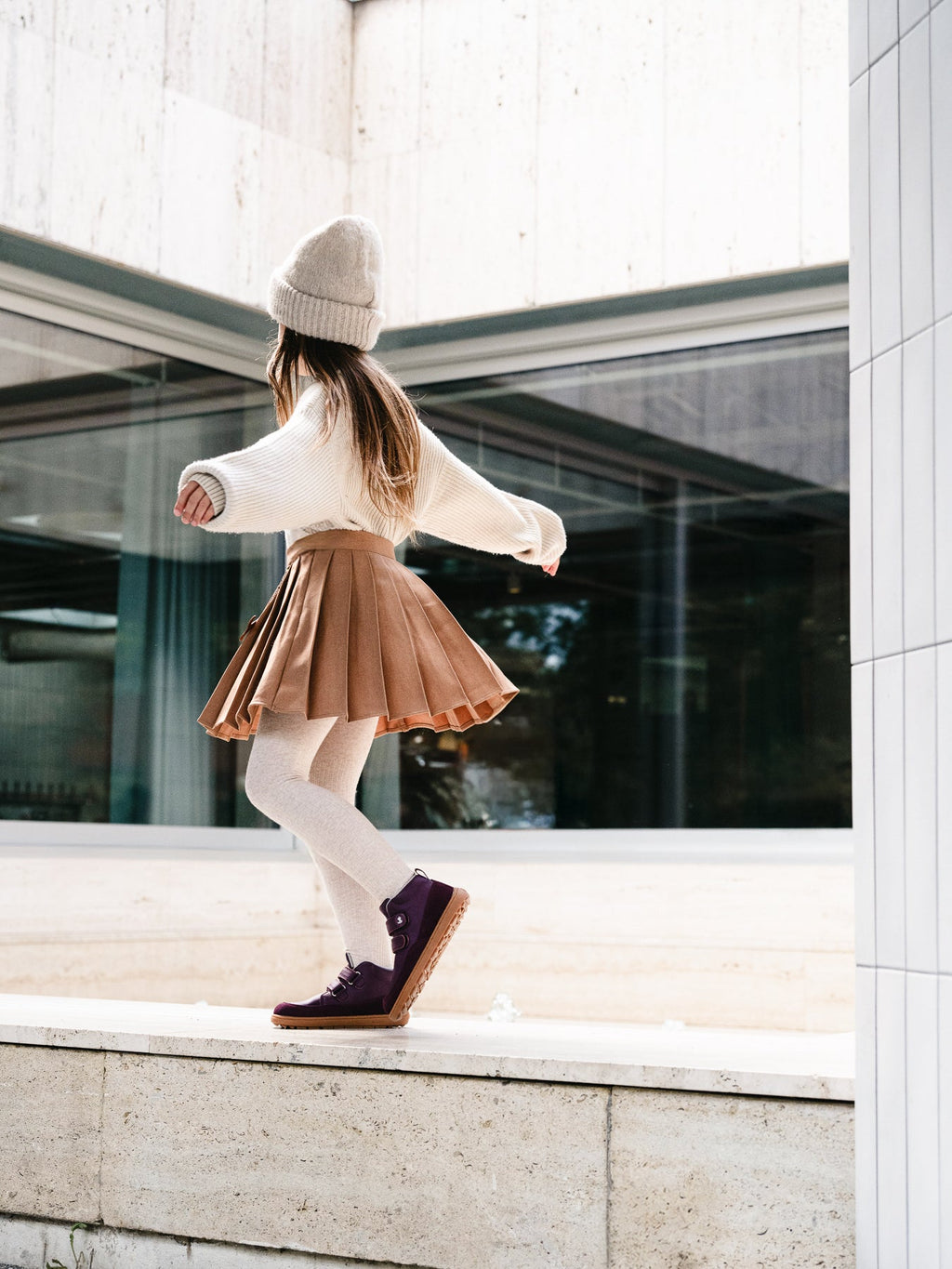 Kid's barefoot shoes Be Lenka Elio Kids - Berry - Barefoot Shoe Store