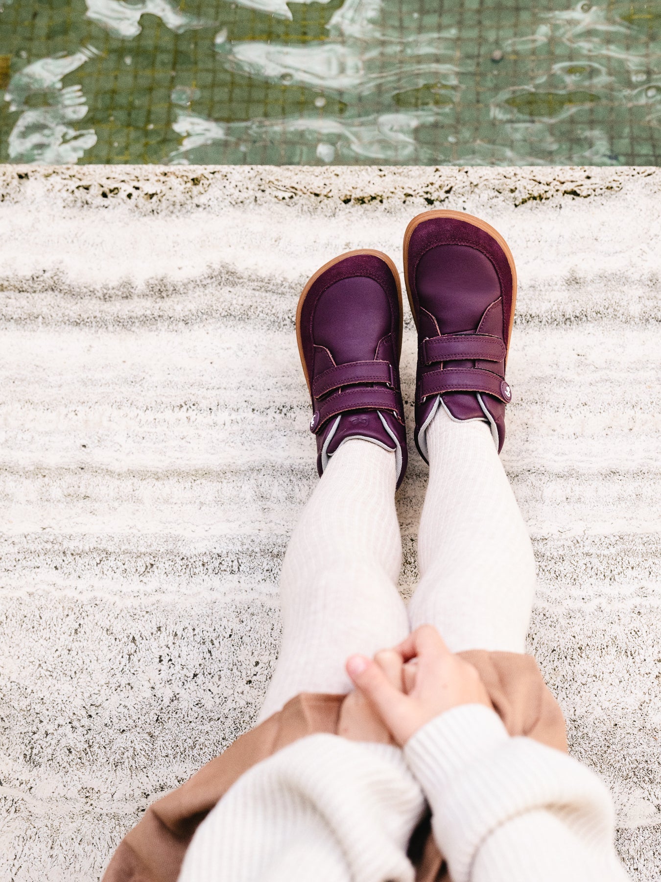 Kid's barefoot shoes Be Lenka Elio Kids - Berry - Barefoot Shoe Store